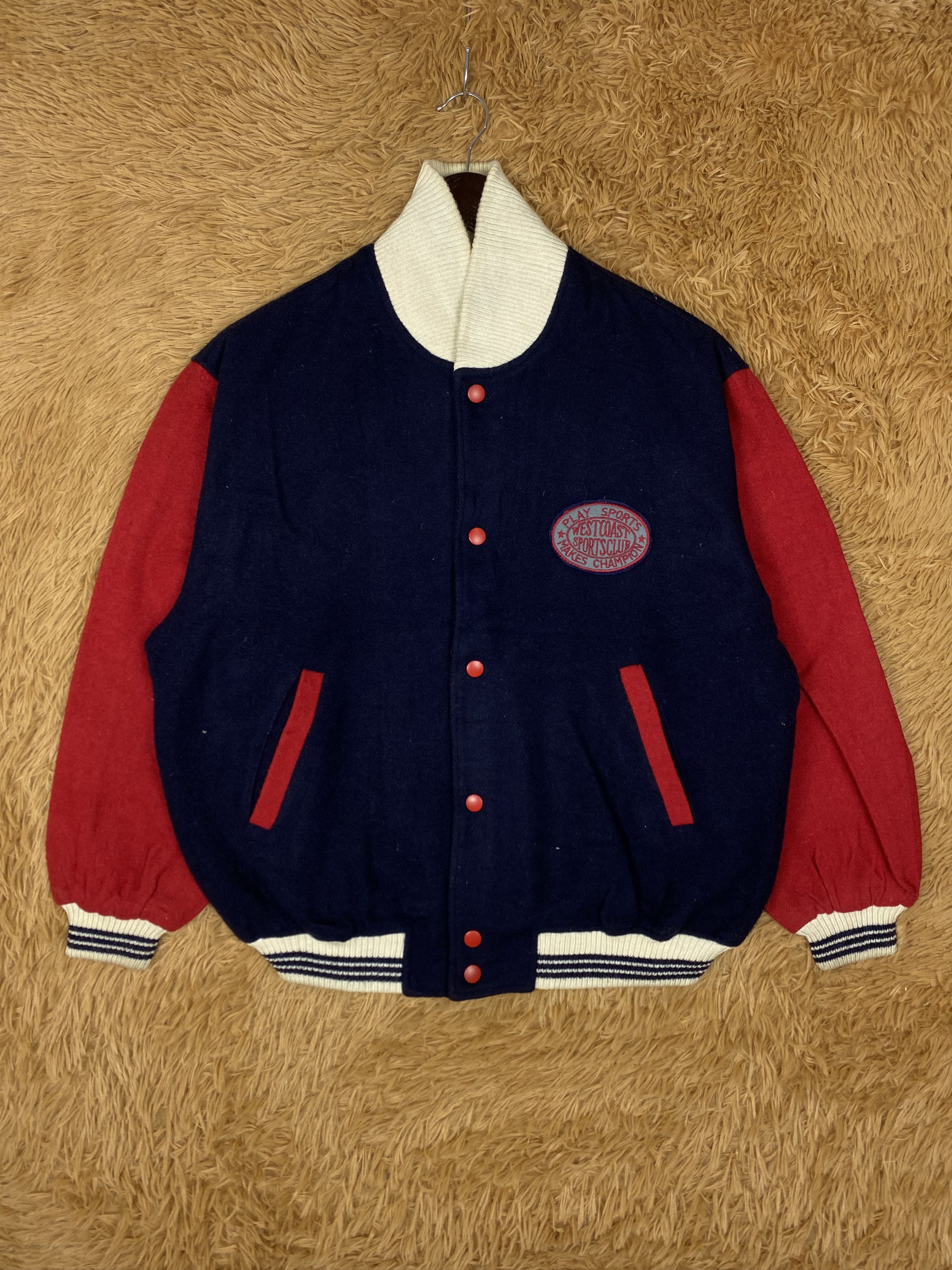 Vintage Vintage West Coast Varsity Jacket DJ0316 Size US M / EU 48-50 / 2 - 1 Thumbnail