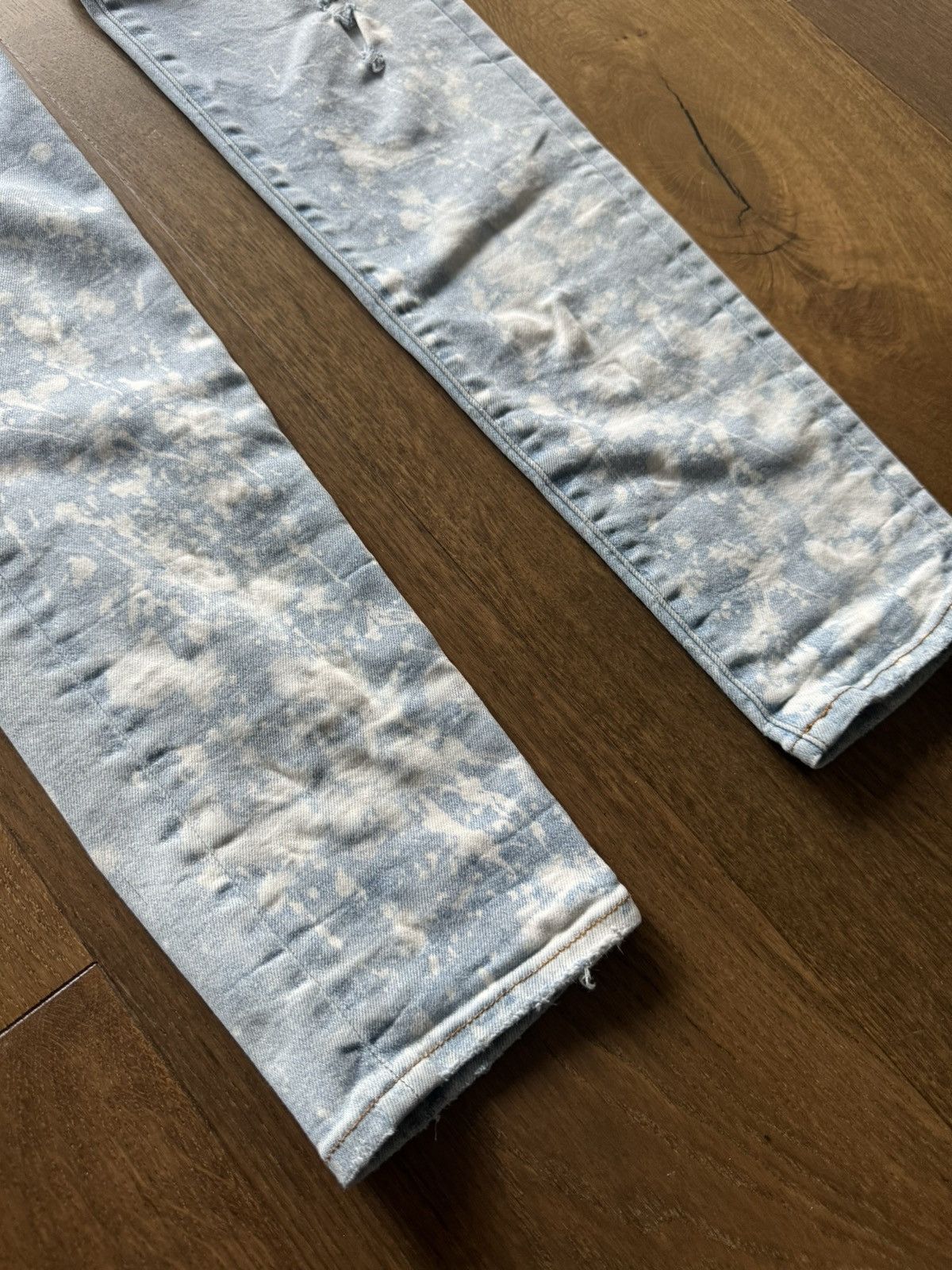 Amiri Amiri Jeans Bleach Stained Distressed Skinny Denim Size US 32 / EU 48 - 6 Thumbnail