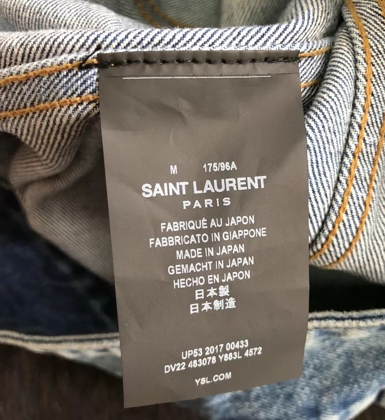 Saint Laurent Paris Saint Laurent Paris Flamingo denim jacket-2506 Size US M / EU 48-50 / 2 - 4 Thumbnail