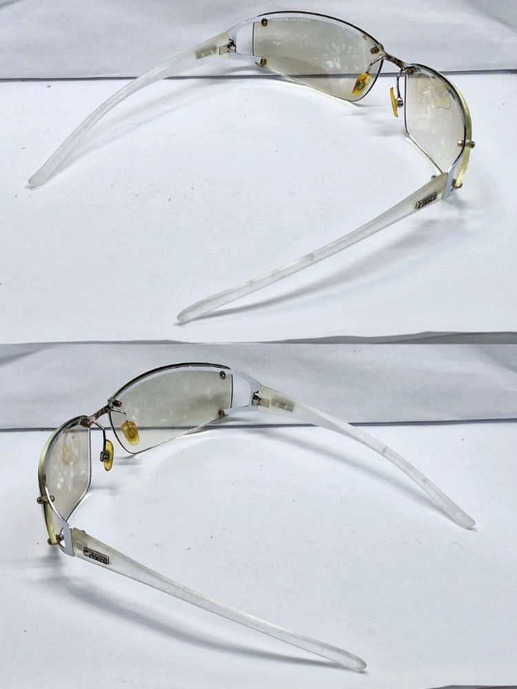 Kangol KANGOL SPORT Frameless Sunglasses Silver Gray 90s Y2K Sporty Size ONE SIZE - 5 Thumbnail