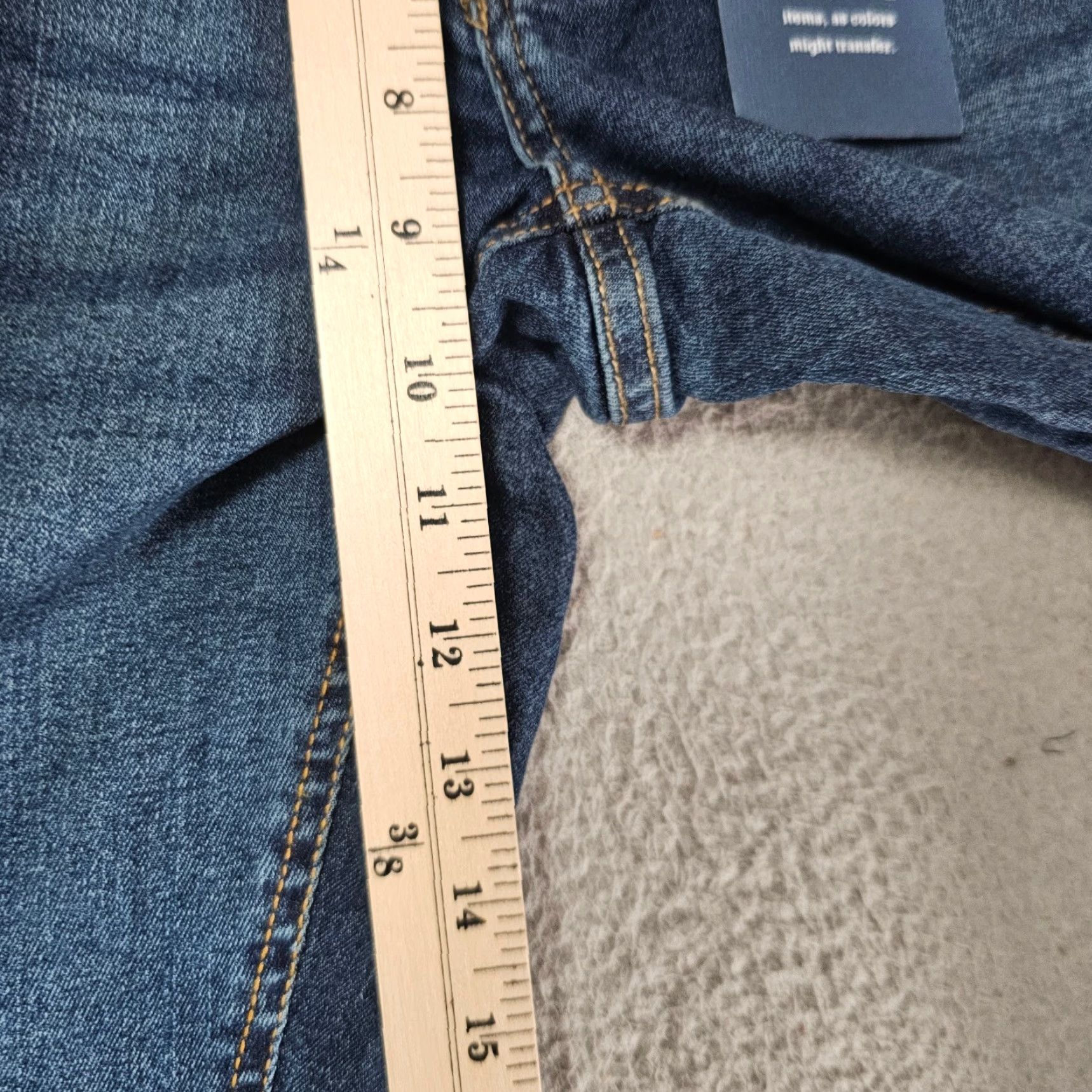 Izod IZOD Men’s Jeans 30x32 Blue Straight Fit Comfort Stretch Denim Cotton Pant Jeans Size US 30 / EU 46 - 5 Thumbnail
