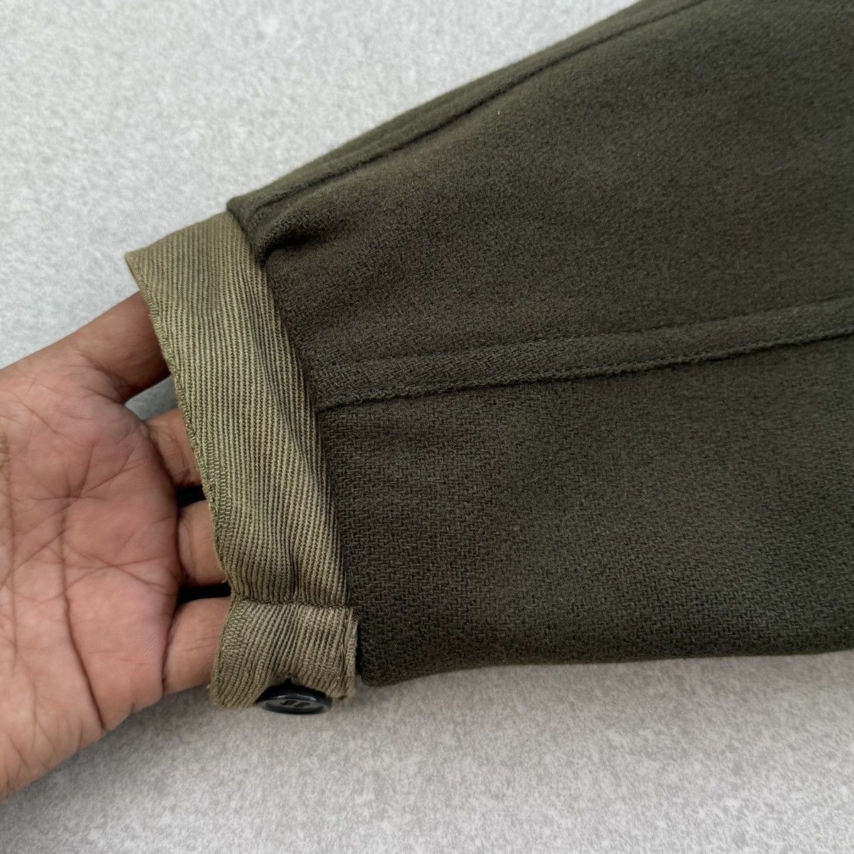 Vintage VTG Marina Del Rey Wool Bomber Jacket Olive Workwear Japan Size US M / EU 48-50 / 2 - 19 Thumbnail