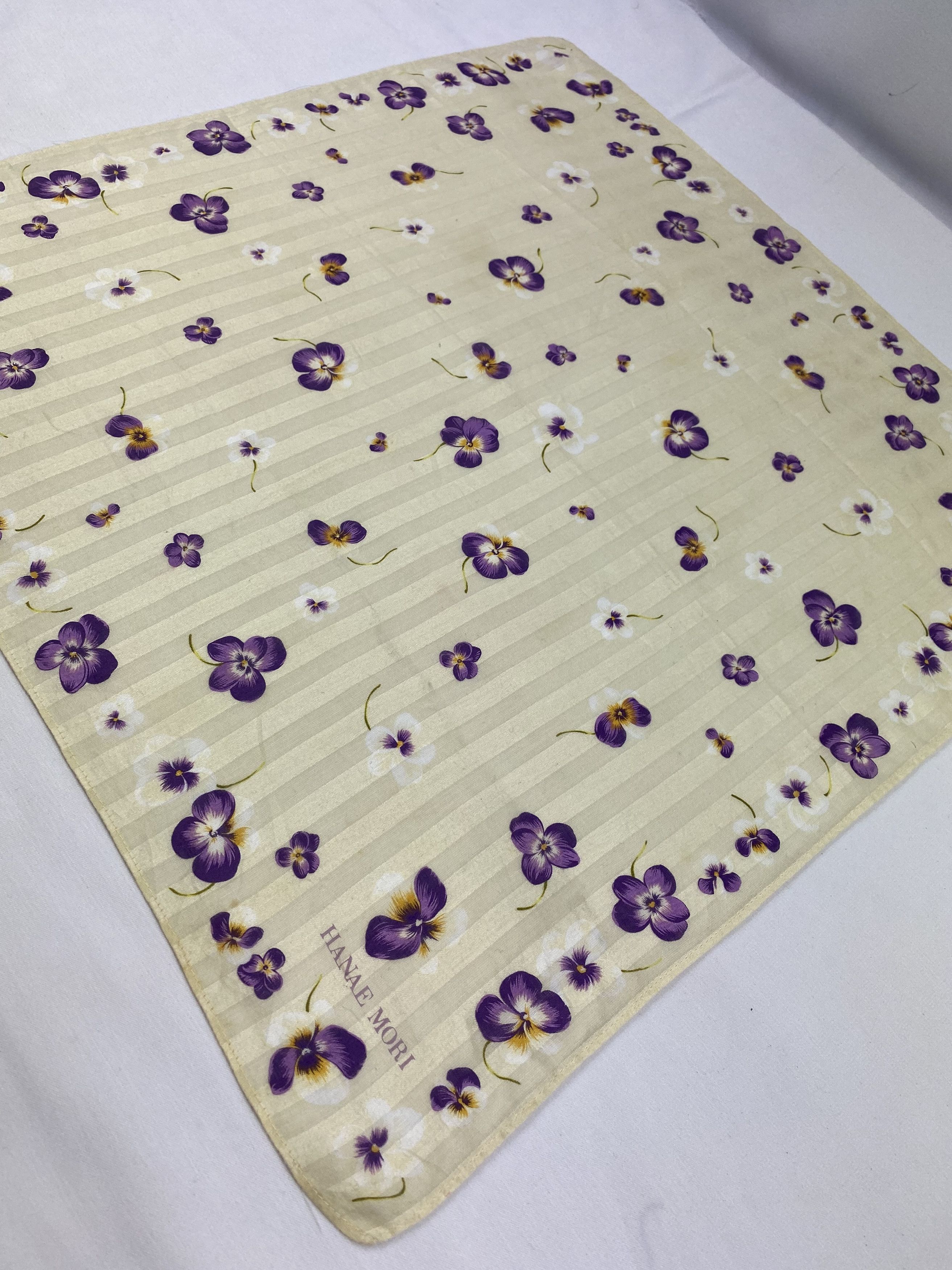 Hanae Mori × Japanese Brand × Vintage Hanae Mori Handkerchief / Bandana / Neckerchief Size ONE SIZE - 4 Thumbnail