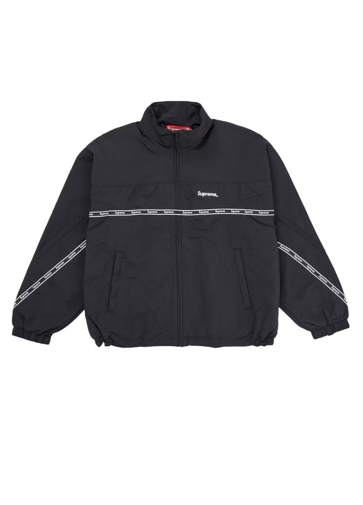 Supreme Supreme logo taping track jacket Size US L / EU 52-54 / 3 - 1 Thumbnail