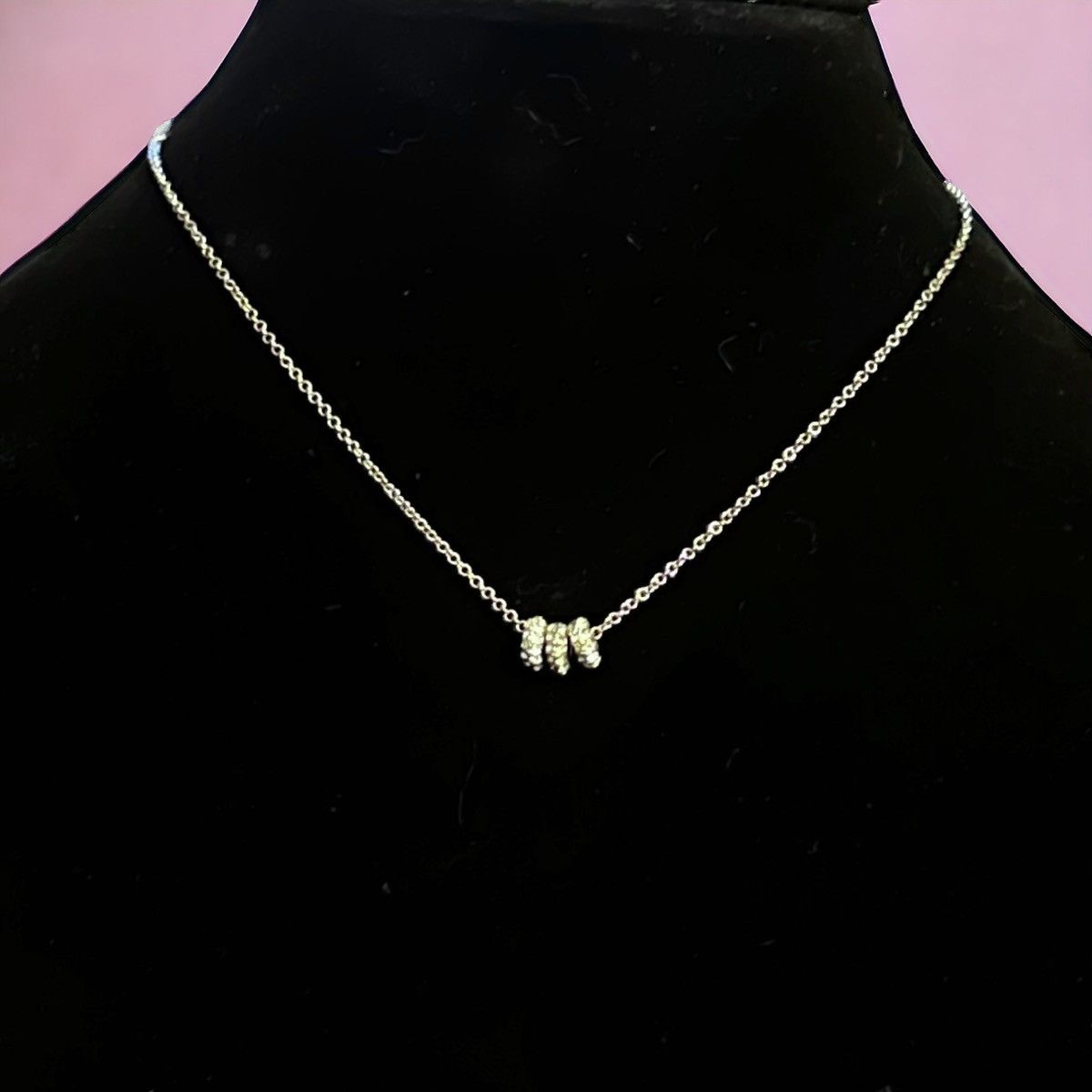Banana Republic Banana Republic silver rondelle charm necklace Size ONE SIZE - 1 Thumbnail
