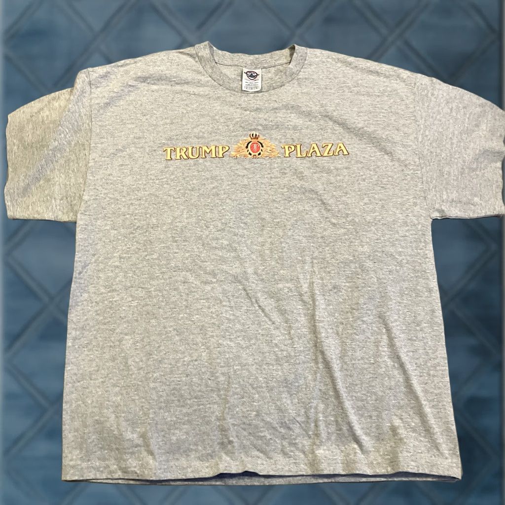 Delta Vintage TRUMP PLAZA Donald Trump Logo T Shirt MAGA RARE Men's XL Size US XL / EU 56 / 4 - 1 Thumbnail