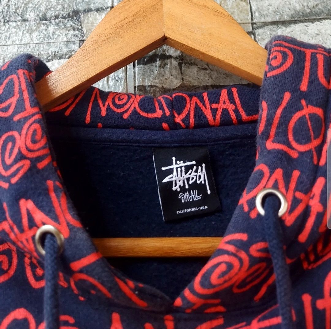 Stussy STUSSY World Tour Tribe Full Print Hoodie Size US S / EU 44-46 / 1 - 3 Thumbnail