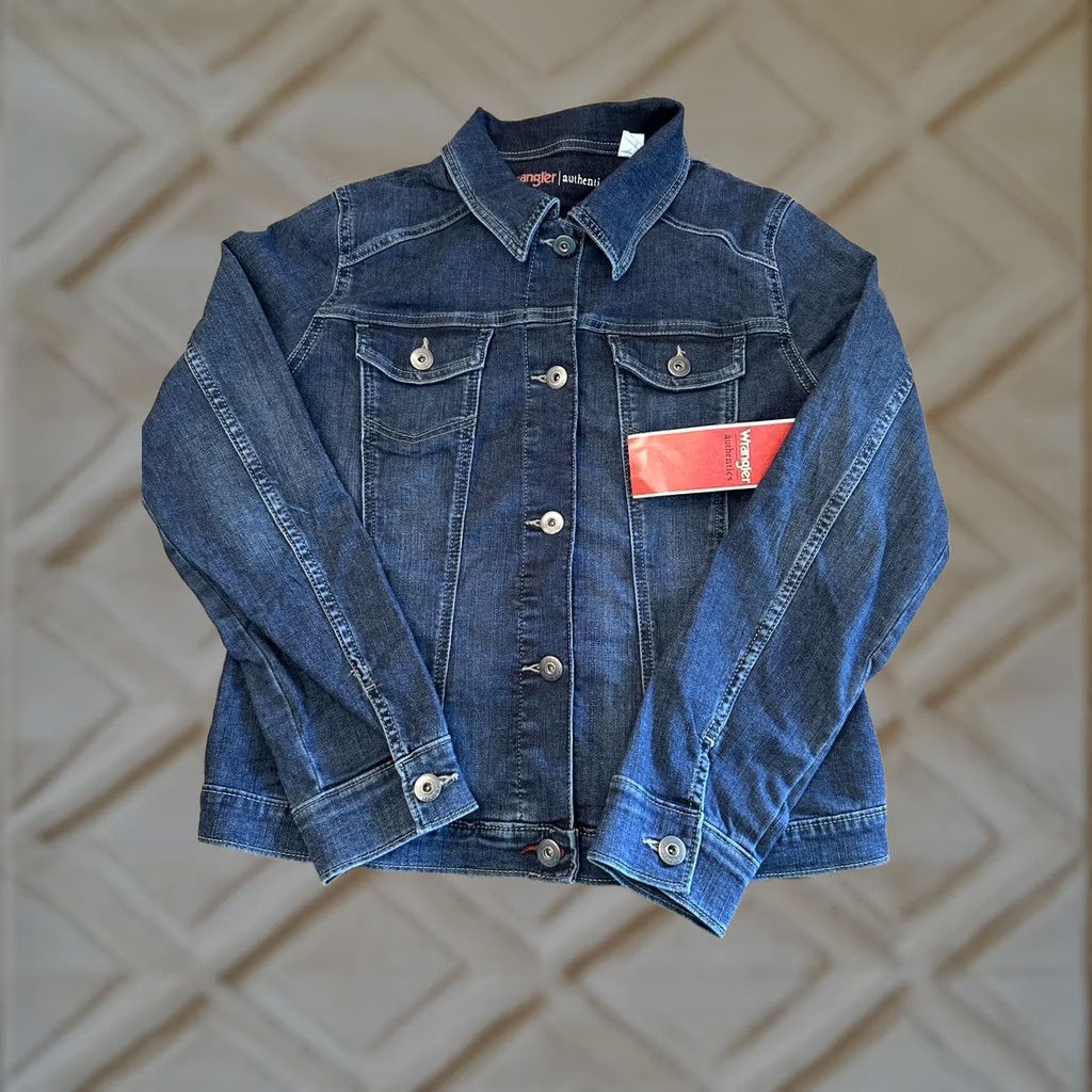Wrangler VINTAGE? Wrangler Authentics Women's Jacket Denim Stretch Large Blue L - Women - Wrangler - Jacket - Denim - Stretch - Large - Blue - Women Size L / US 10 / IT 46 - 1 Thumbnail