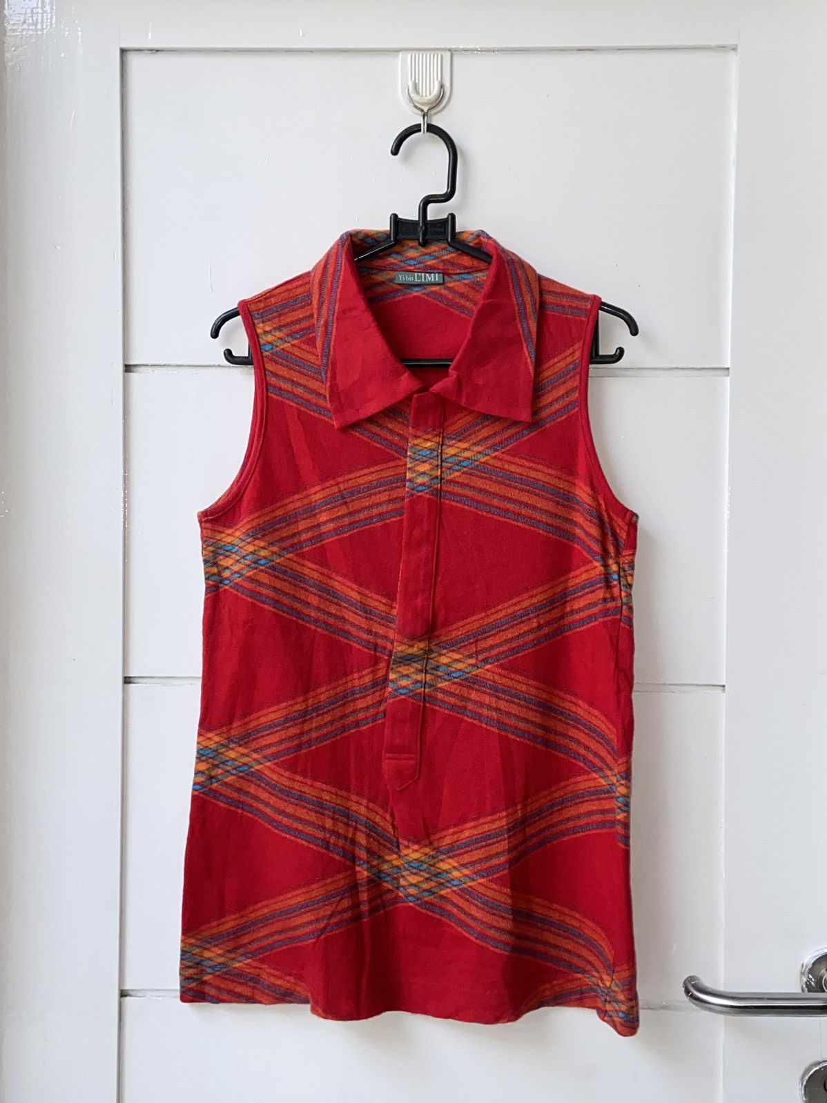Limi Feu Y’S BIS LIMI Striped Sleeveless T-shirt Size US XS / EU 42 / 0 - 1 Thumbnail