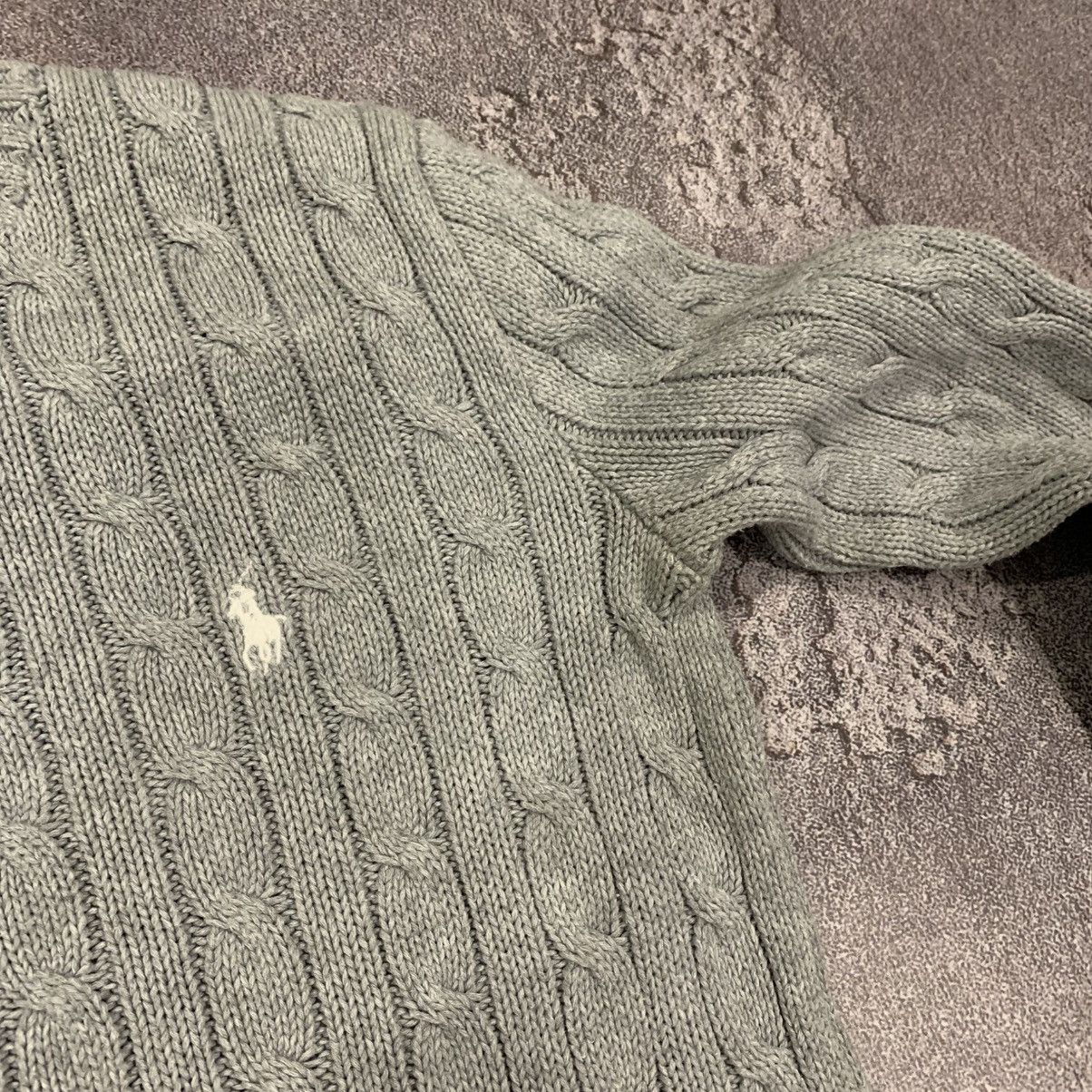 Polo Ralph Lauren Vintage Polo Ralph Lauren Gray Knited Sweater Size S Size S / US 4 / IT 40 - 11 Thumbnail