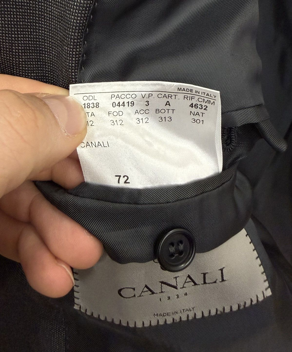 Canali Canali Gray Classic Blazer Two Button Size 48R - 10 Thumbnail