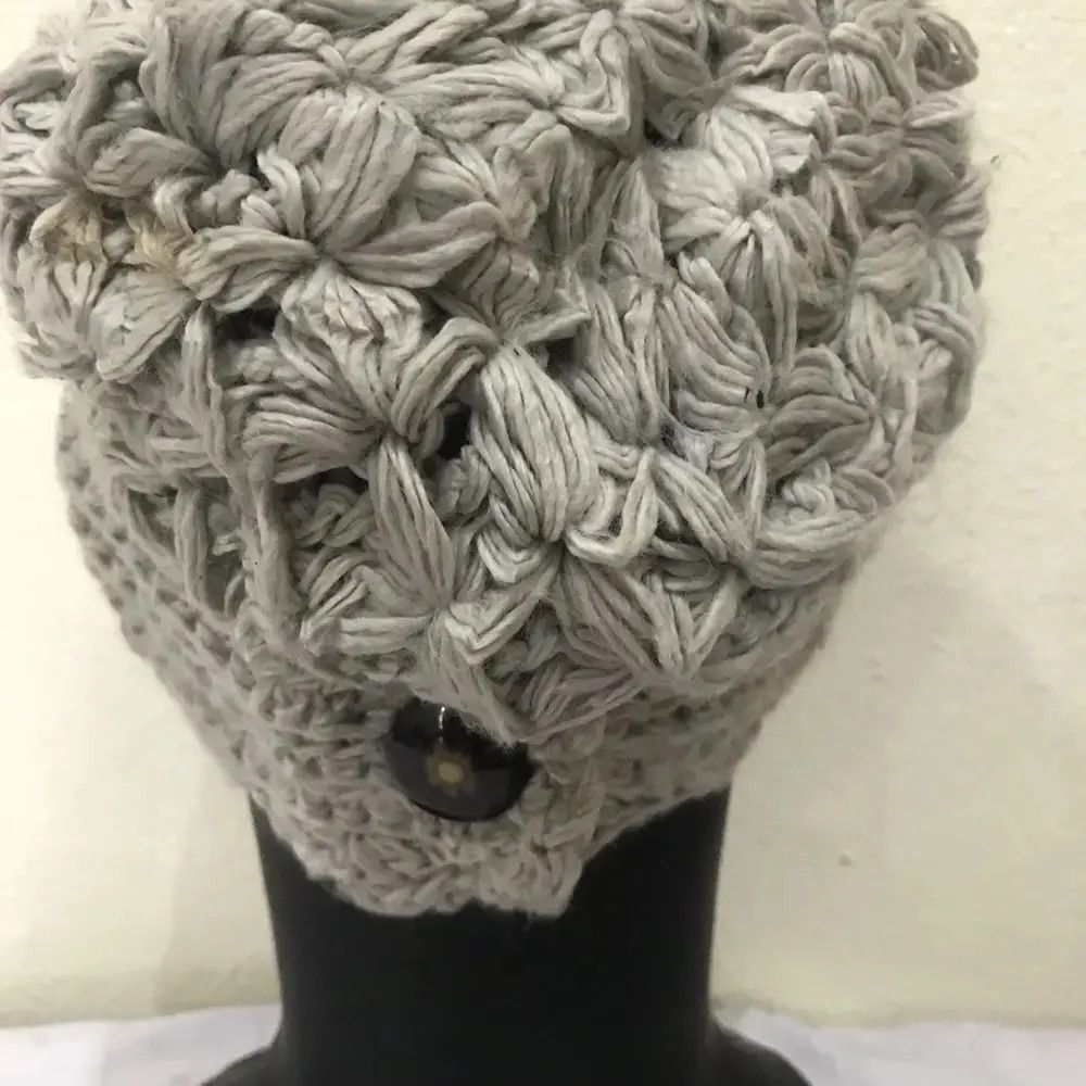 Japanese Brand × Vintage Blue Bleuet Knit Beanie Hat Size ONE SIZE - 6 Thumbnail
