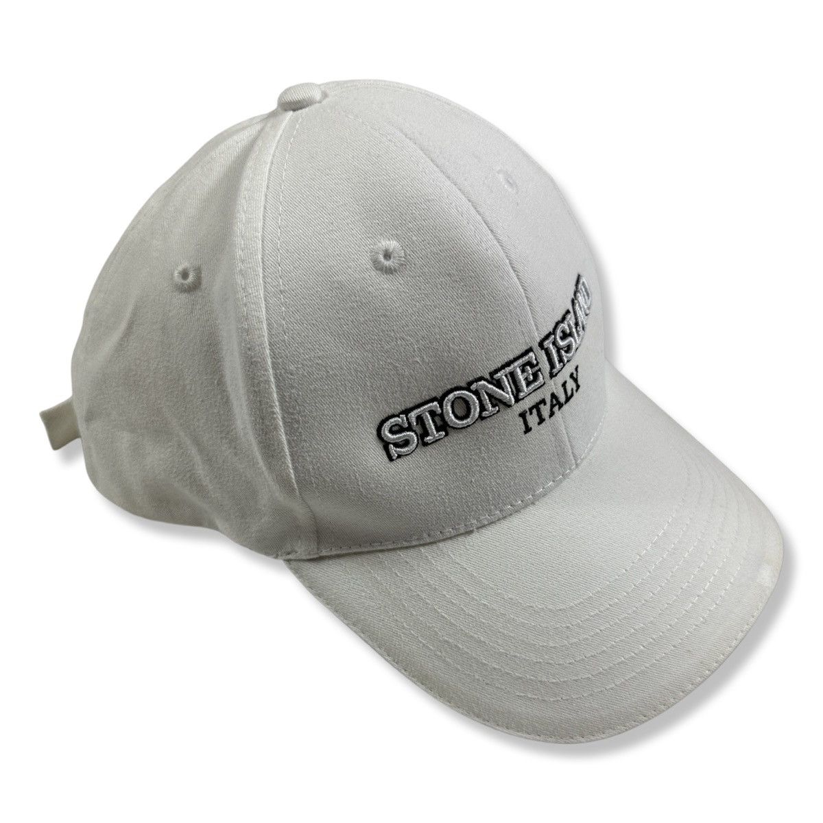 image of Stone Island Vintage Cap in White, Men's