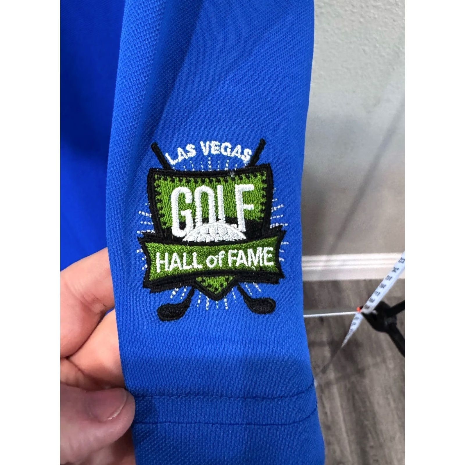 Vintage Greg Norman Polo Shirt Large L Blue Play Dry Las Vegas Golf hall Of FAME Mens Size US L / EU 52-54 / 3 - 5 Thumbnail