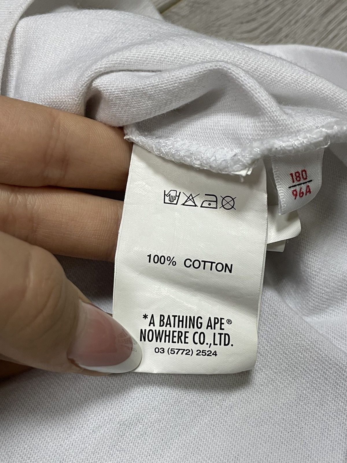 Aape Aape now BAPE flame fire Iron Maiden style Tee big print Size US L / EU 52-54 / 3 - 8 Thumbnail