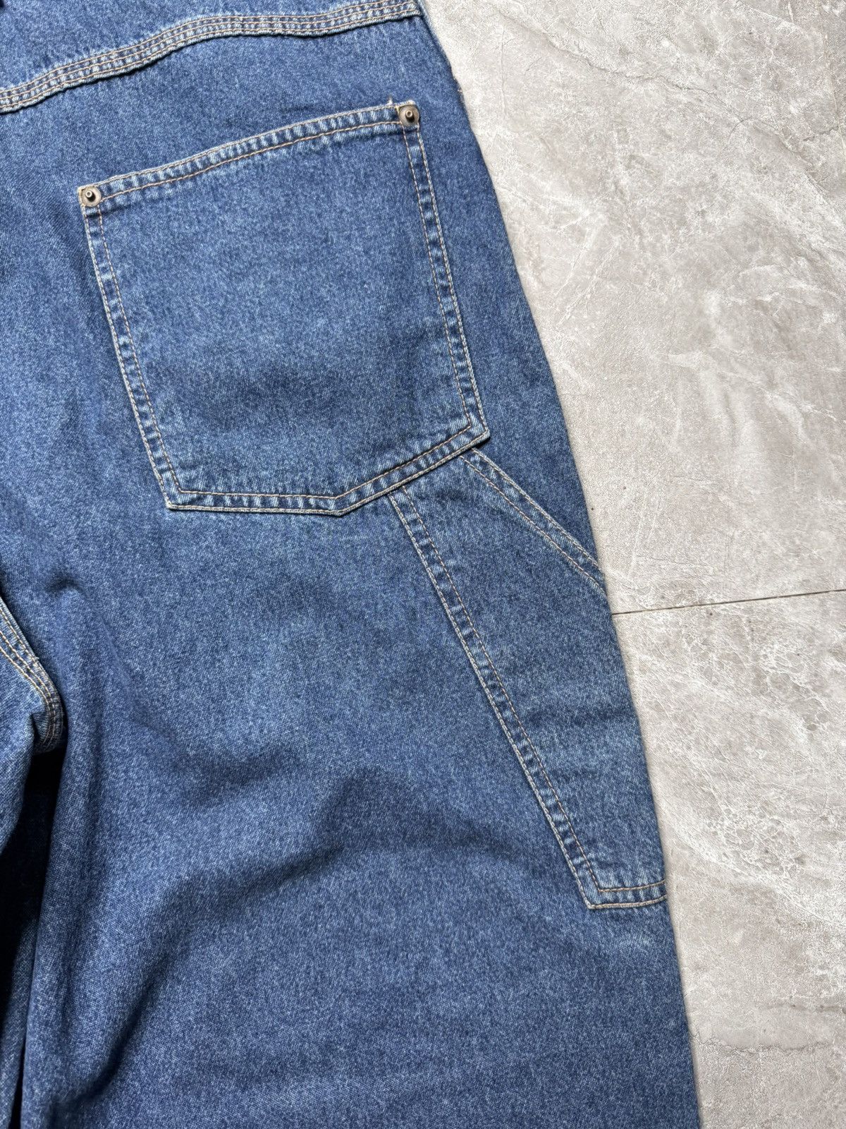 RRL Ralph Lauren Sample RRL Miner Buckle Back Indigo Washed Pants Size US 34 / EU 50 - 7 Thumbnail