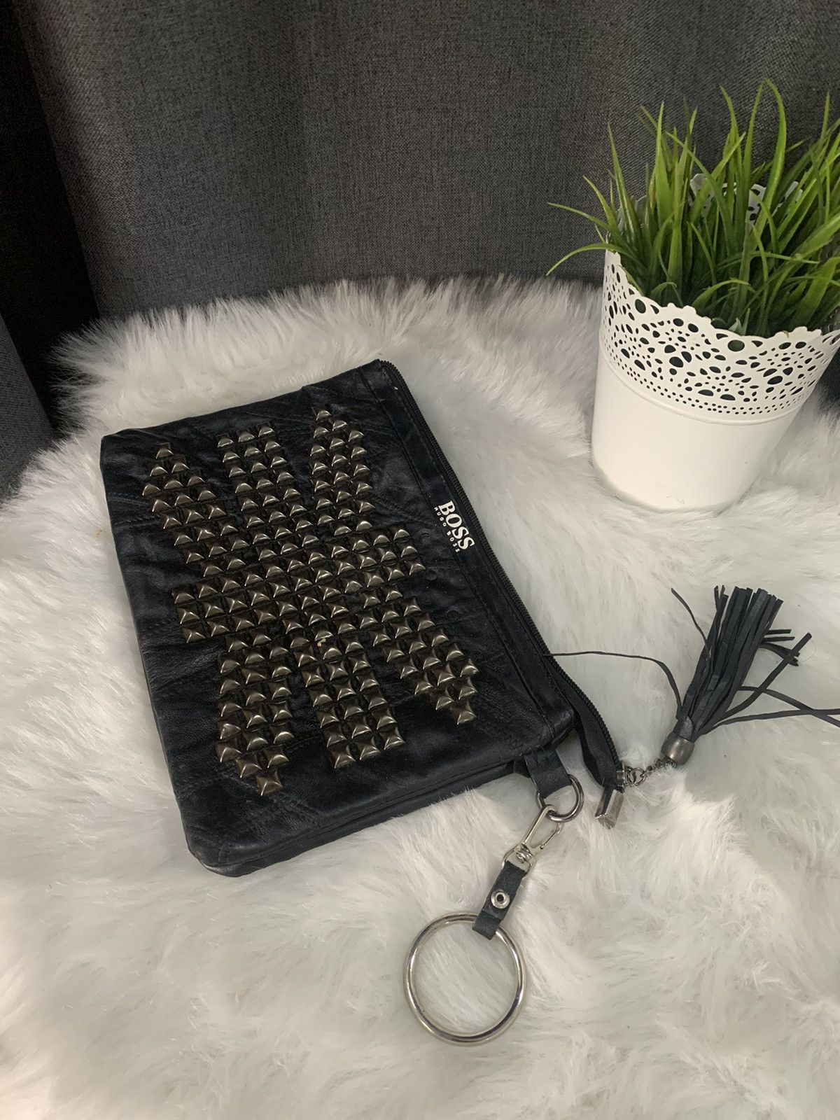 Hugo Boss VINTAE!! Pouch Bag HUGO BOSS Size ONE SIZE - 1 Thumbnail
