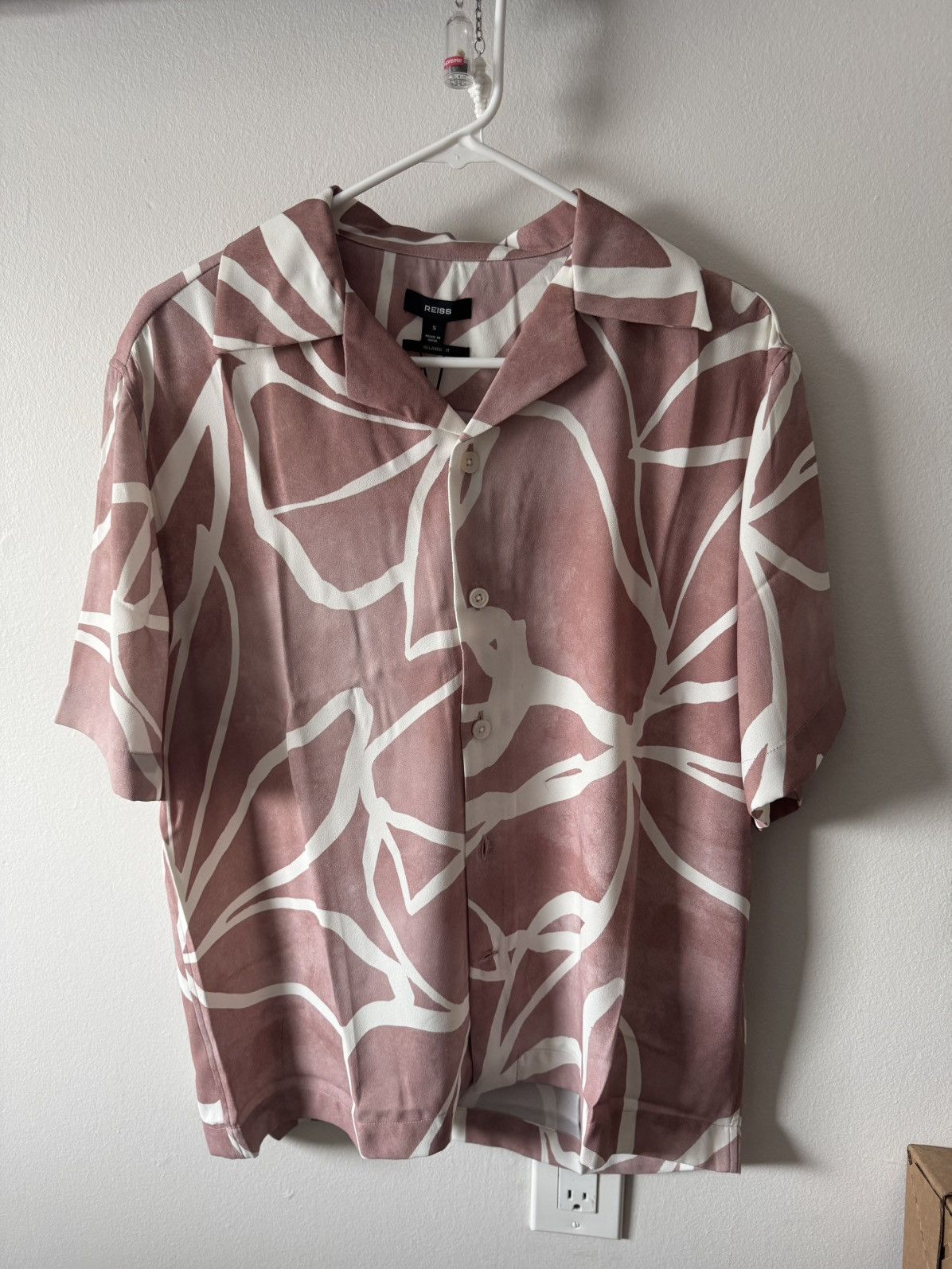Vintage Reiss button down shirt sleeve shirt Size US S / EU 44-46 / 1 - 1 Thumbnail