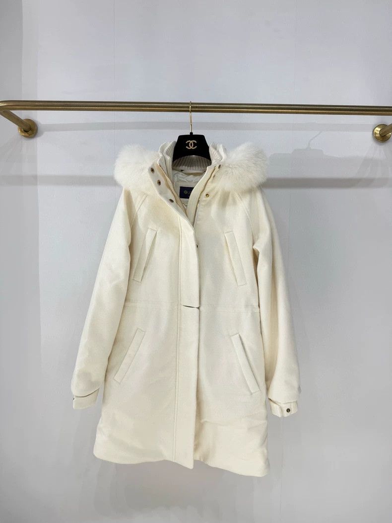Loro Piana LORO PIANA Medium-length fox fur hooded coat Size XS / US 0-2 / IT 36-38 - 1 Thumbnail