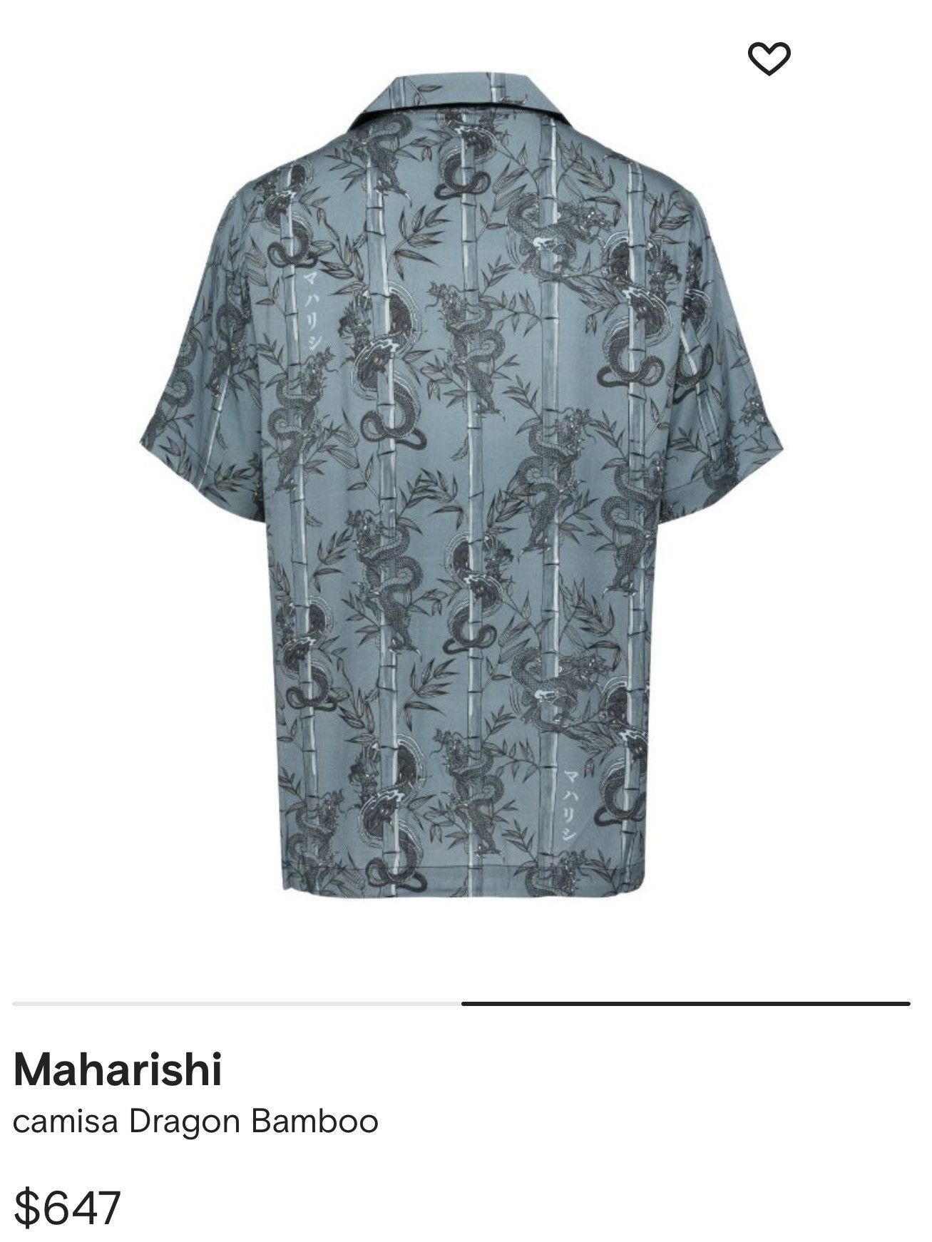 Maharishi Blue dragon Size US M / EU 48-50 / 2 - 3 Thumbnail
