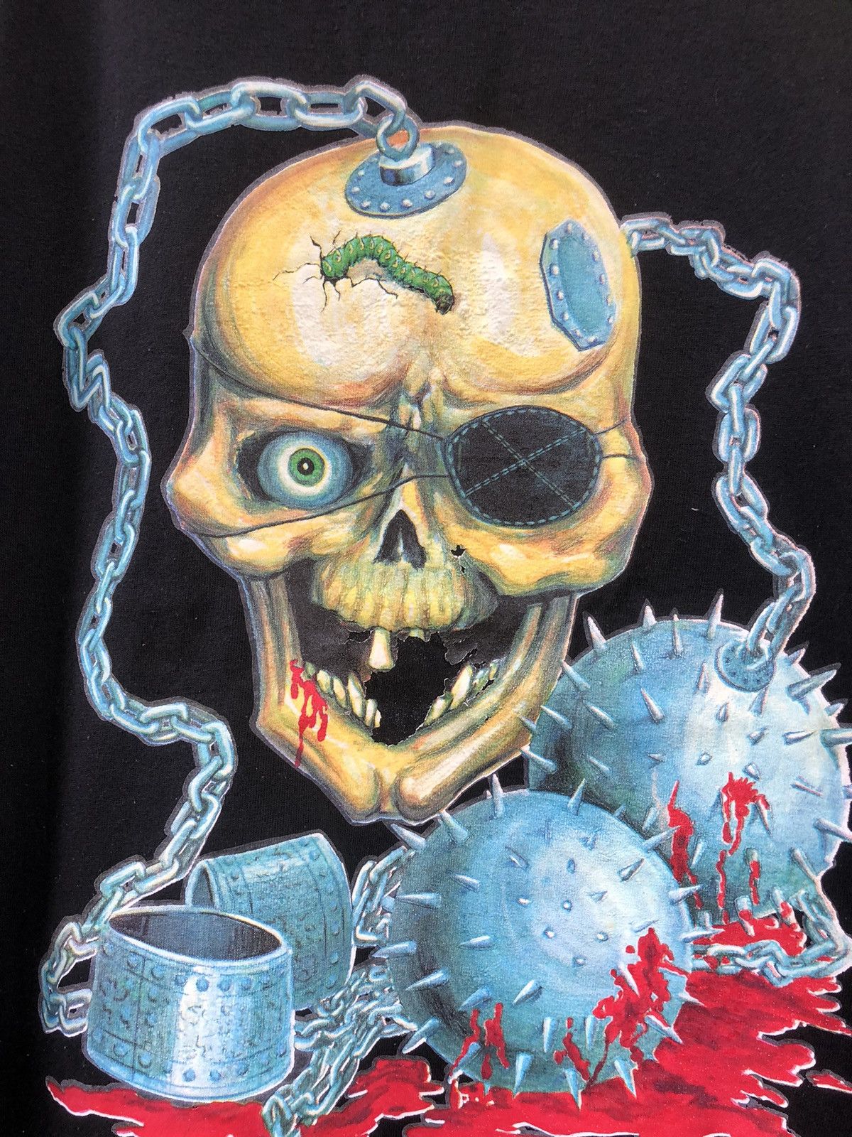 Japanese Brand × Vintage RARE Vintage Y2K Ripleys Skull Haunted Advanture Tee Size US L / EU 52-54 / 3 - 6 Thumbnail