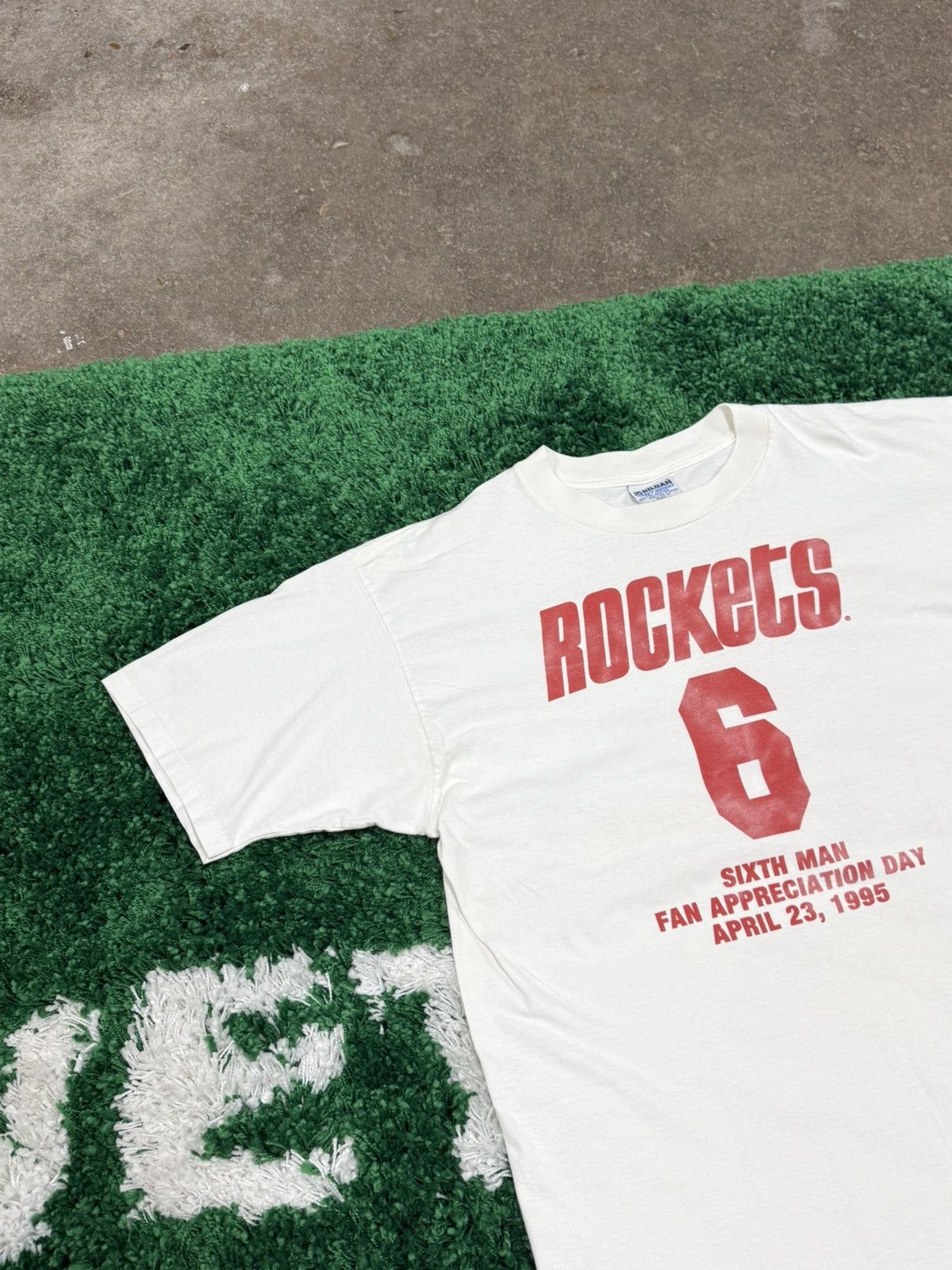 Gildan × Vintage Vintage Houston Rockets Sixth Man Appreciation Day 90s NBA Size US XL / EU 56 / 4 - 2 Thumbnail