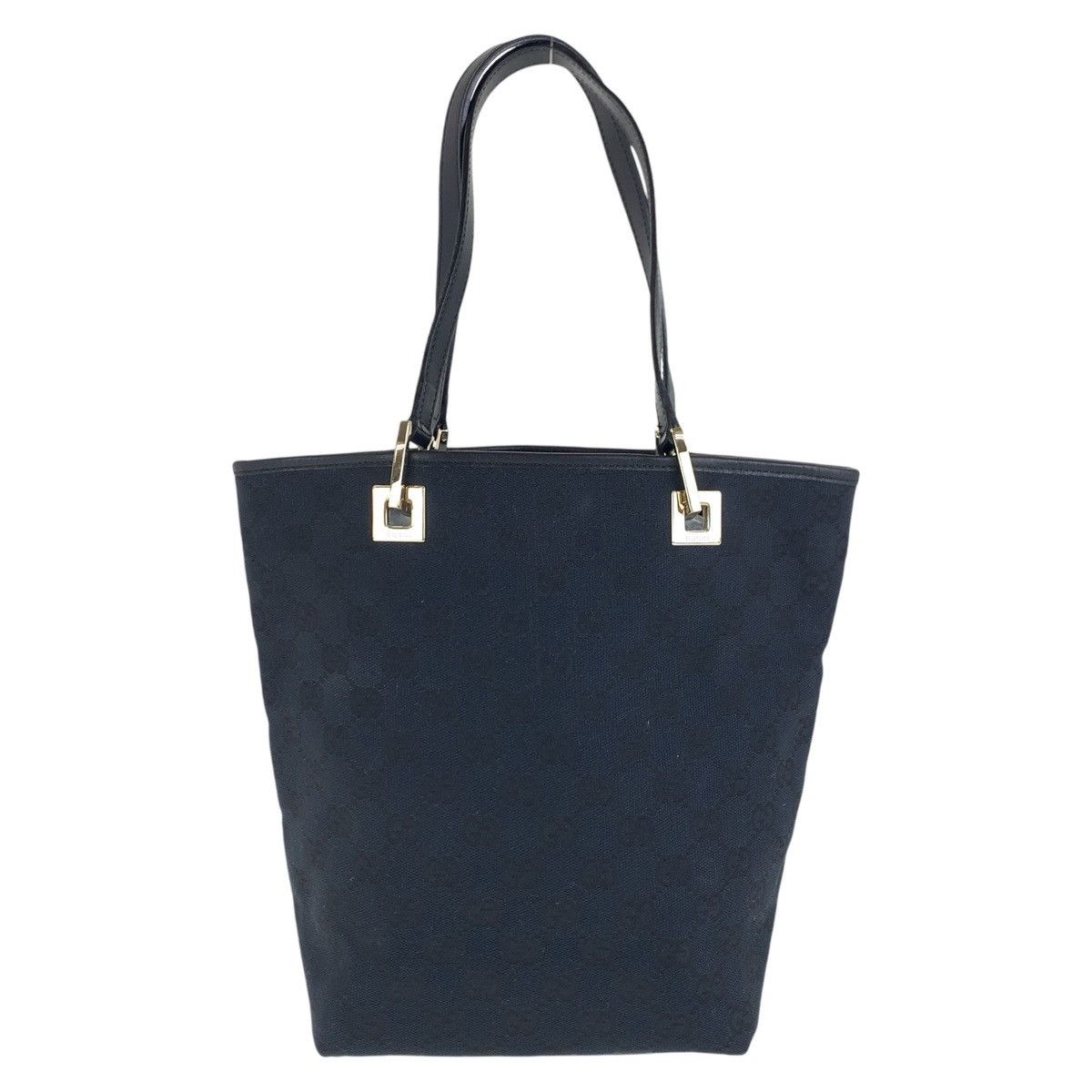 Gucci Gucci GG Canvas/leather 2Way Tote Bag 002 1099 Canvas Shoulder Bag 002 1099 in Black, Women's