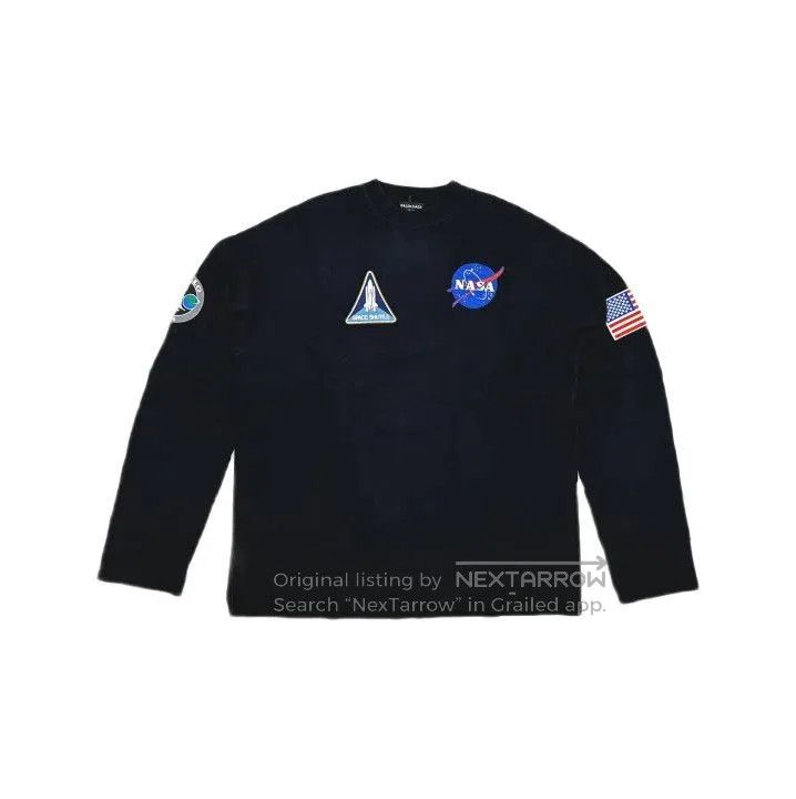 Balenciaga Balenciaga NASA Print Long Sleeve T. Size US S / EU 44-46 / 1 - 1 Thumbnail