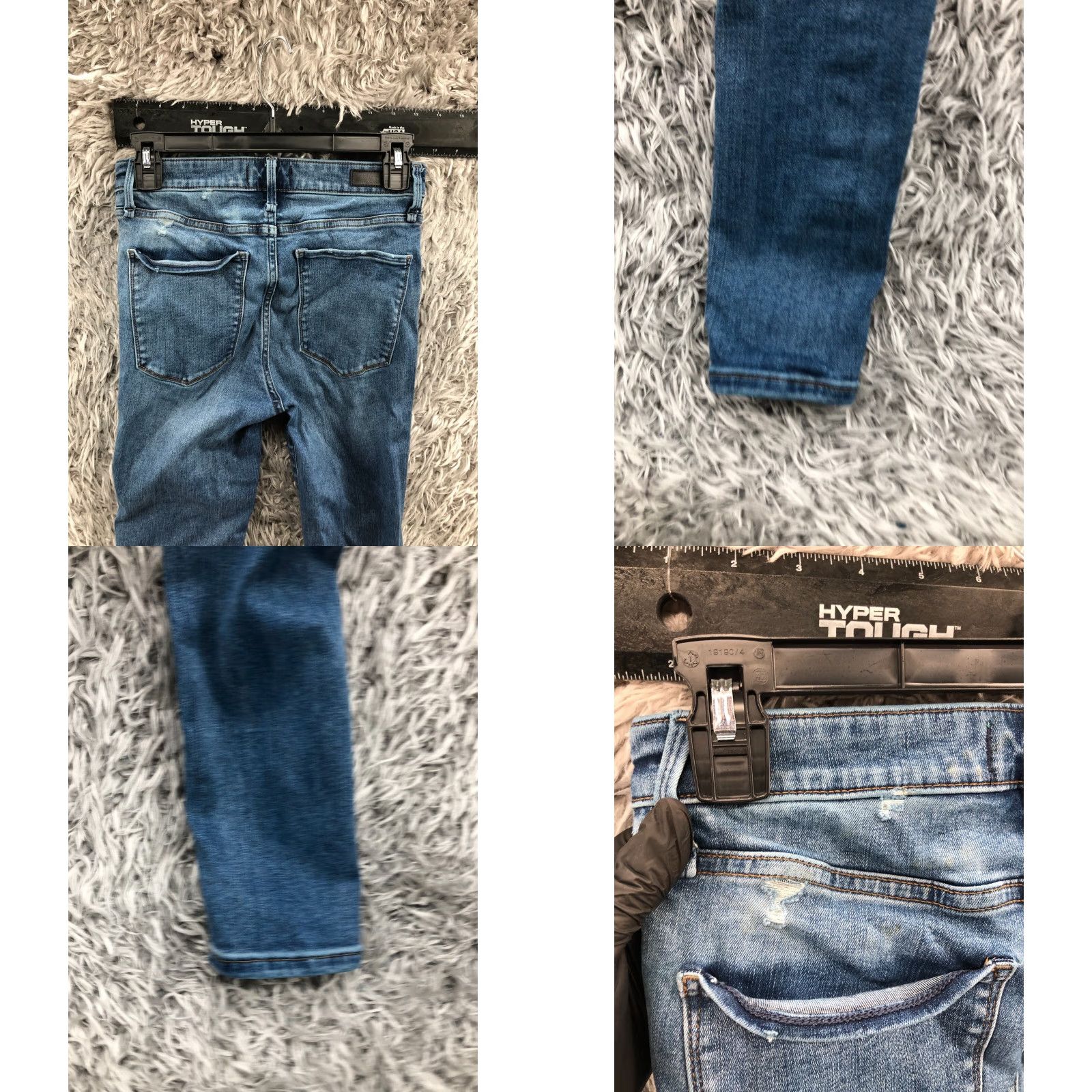 Abercrombie & Fitch Abercrombie & Fitch Simone High Rise Skinny Jeans Womens Blue Size 2 Long Size 26" / US 2 / IT 38 - 8 Thumbnail