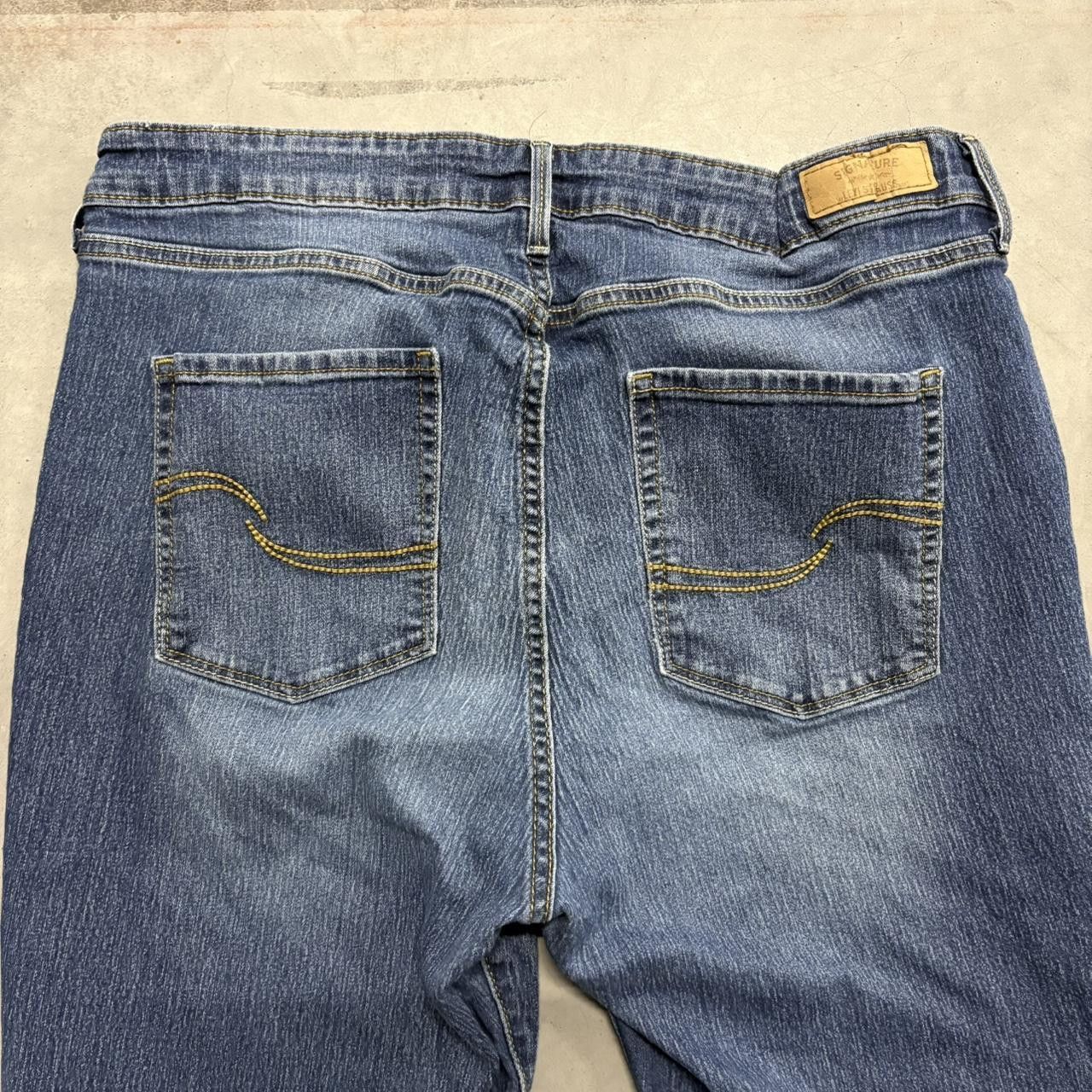 Levi's Crazy Vintage Y2K/2000s Flare Levis Streetwear Dark Blue Wash Denim Jeans! Size US 34 / EU 50 - 7 Thumbnail