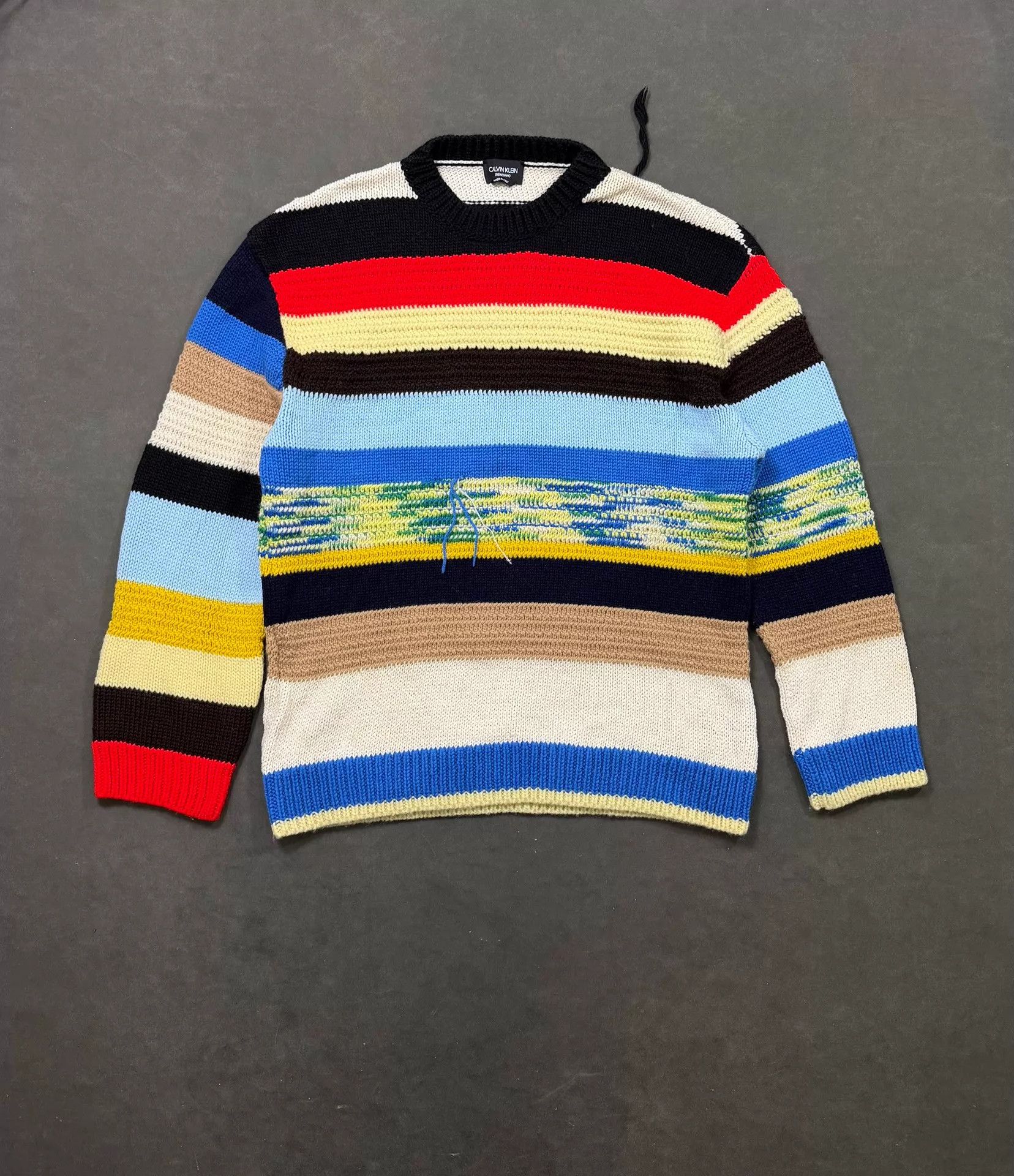 Raf Simons 205W39NYC Raf Simons irregular stripe tassel M oversize Size US M / EU 48-50 / 2 - 1 Thumbnail