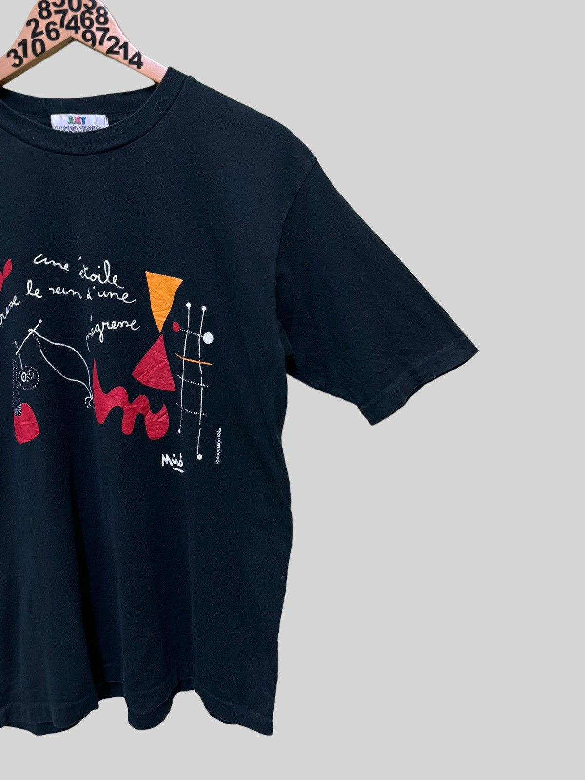 Vintage Vintage 97/98 Succ Joan Miro Art Single Stitch Tee faded Size US S / EU 44-46 / 1 - 5 Thumbnail