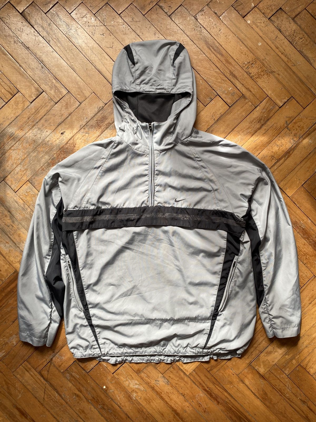 Nike 00s Vintage Nike Shox Anorak Streetwear Size US L / EU 52-54 / 3 - 1 Thumbnail