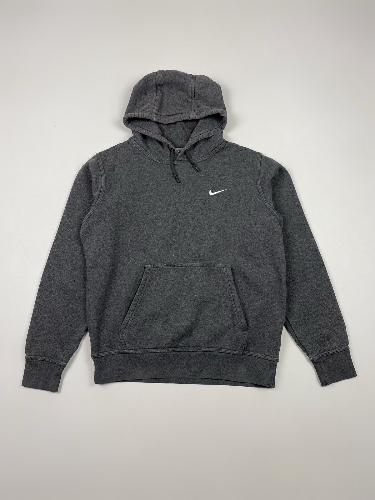 Nike Vintage Nike Swoosh Hoodie Grey Size US M / EU 48-50 / 2 - 1 Thumbnail
