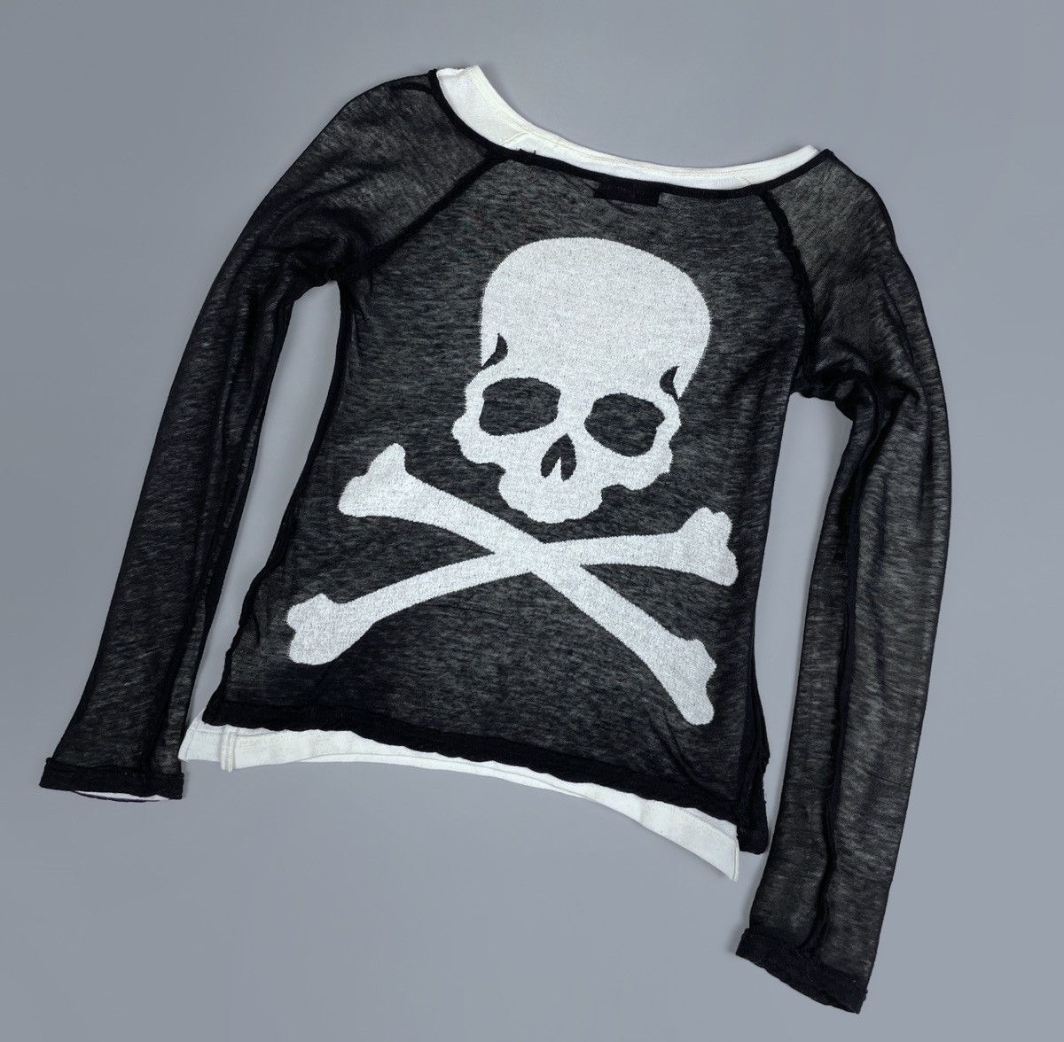 Mastermind World Mastermind Japan Double Lining Mesh Skull LS Sweater Size S Size S / US 4 / IT 40 - 2 Thumbnail