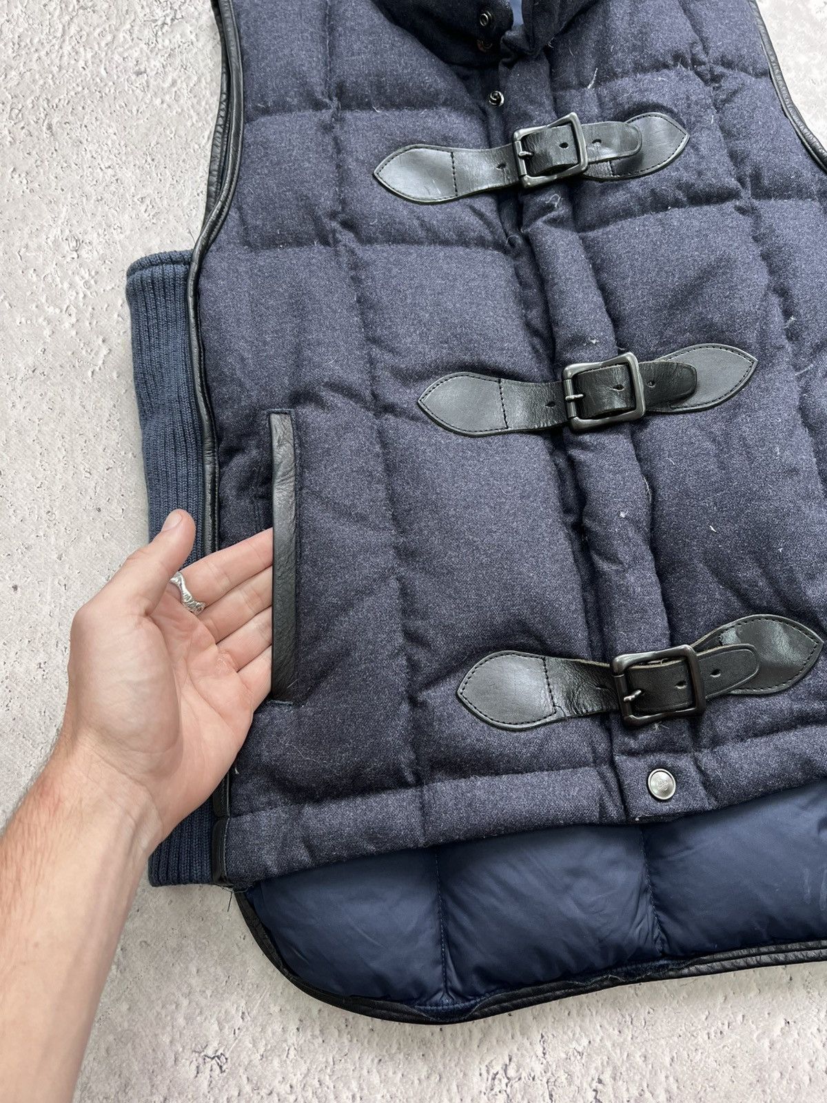 Japanese Brand × Maison MIHARA YASUHIRO A MIHARAYASUHIRO PUFFER KNITTED VEST JACKETS Size US S / EU 44-46 / 1 - 5 Thumbnail