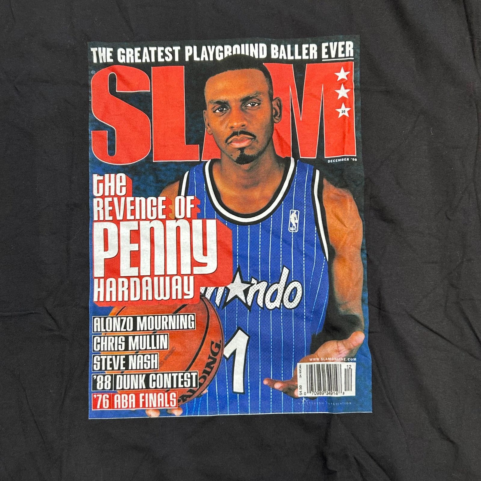 Mitchell & Ness New Mitchell & Ness NBA Slam Penny Hardaway Cover Tee XXL Size US XXL / EU 58 / 5 - 5 Thumbnail
