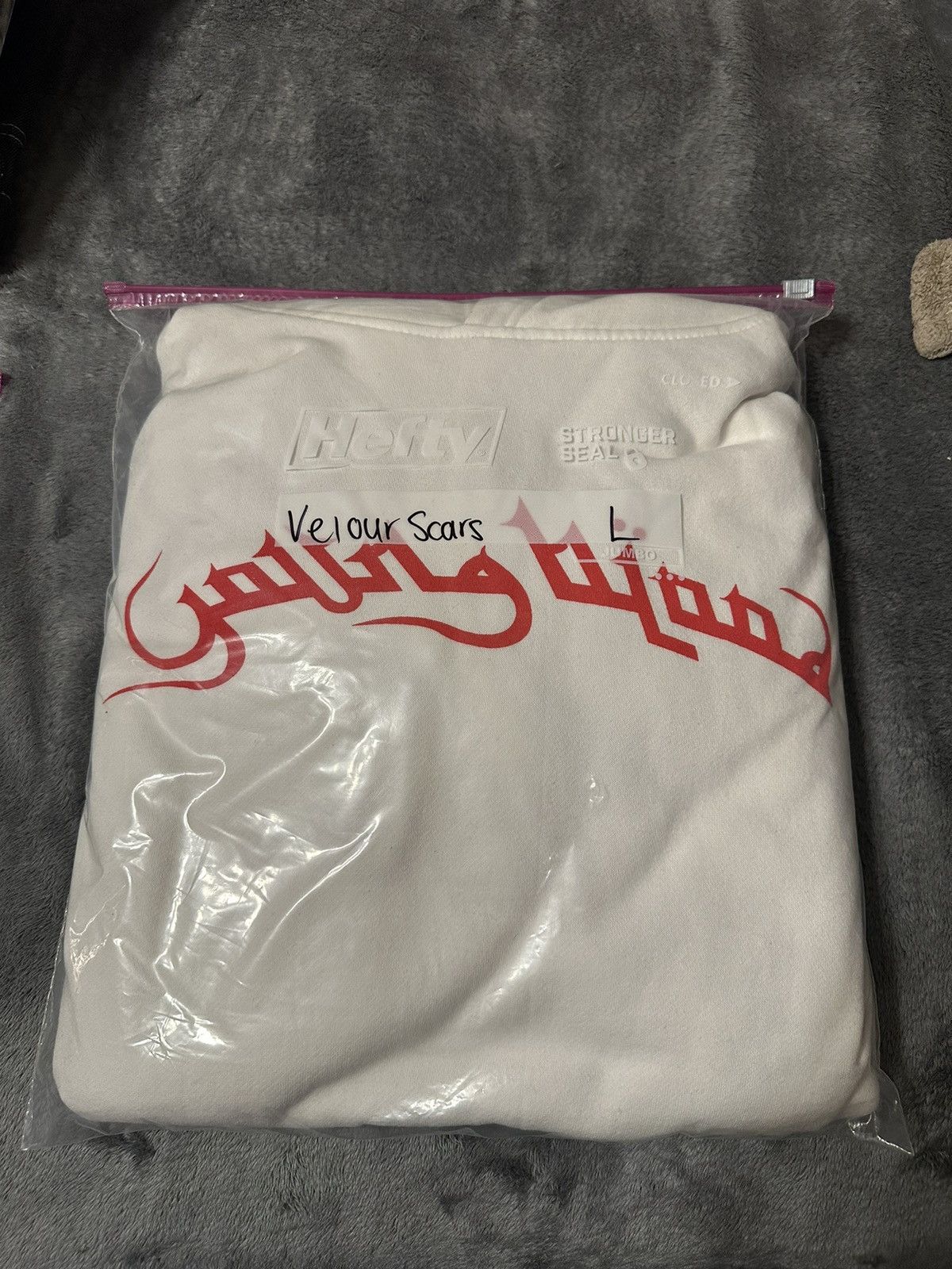 image of Velour Scars “Desert Dweller” in White, Men's (Size Large)