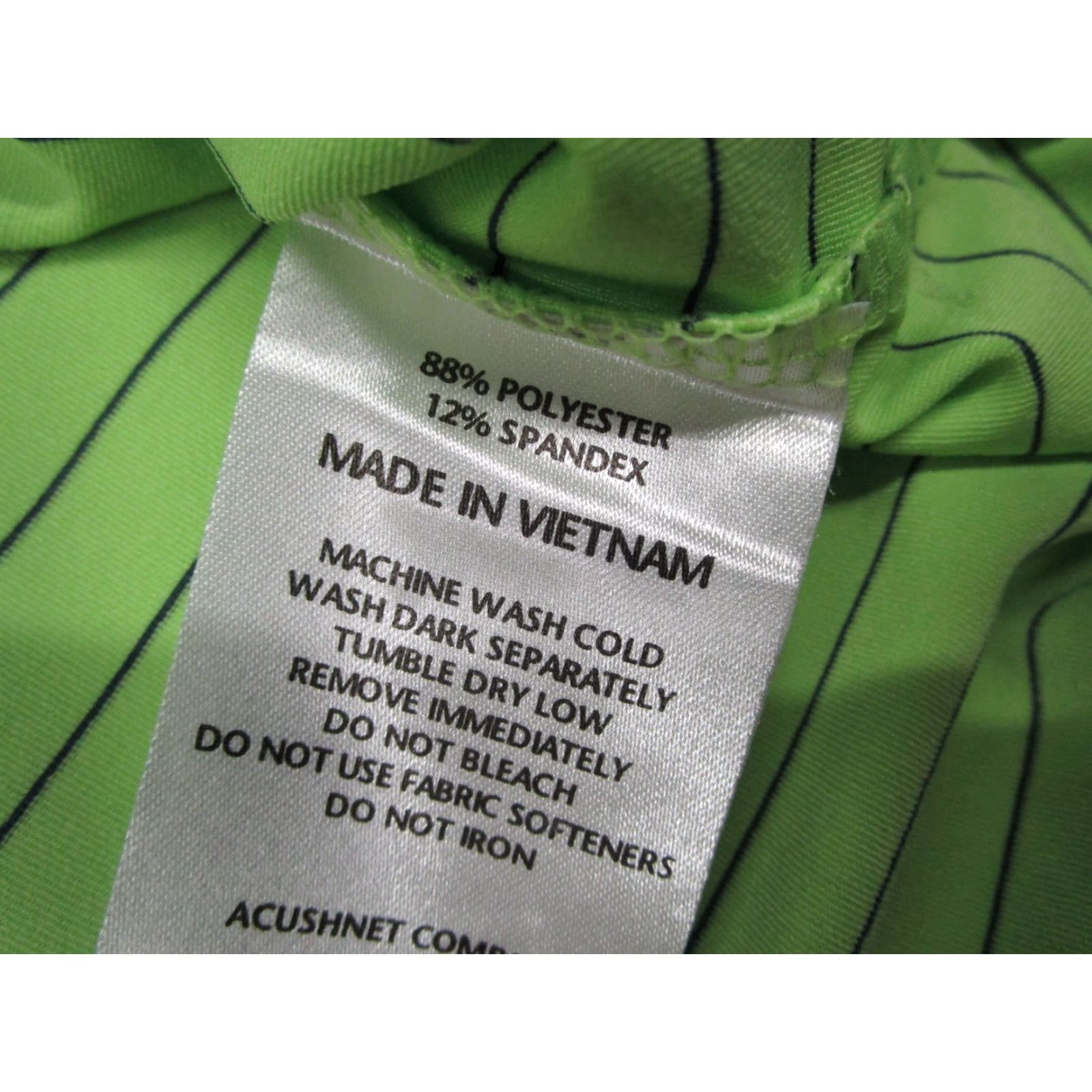 Footjoy FootJoy Polo Shirt Mens M Green Striped Performance Golf Fremont Park Golf Club Logo Embroidered Short Sleeve Polo Size US M / EU 48-50 / 2 - 5 Thumbnail