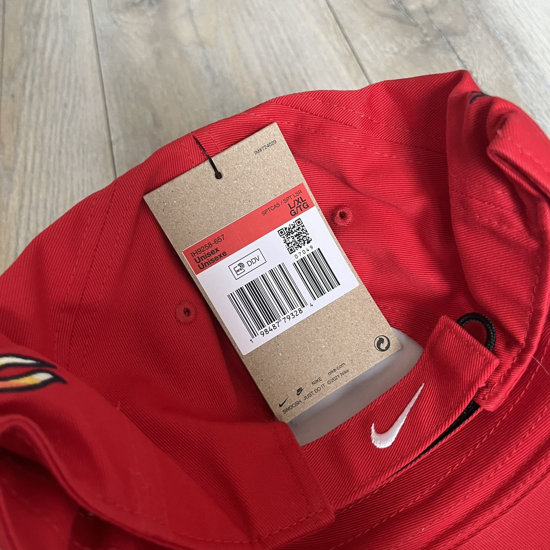 Nike Nike Club Semi-Structured OG University Red Flame Cap Large Size ONE SIZE - 7 Thumbnail