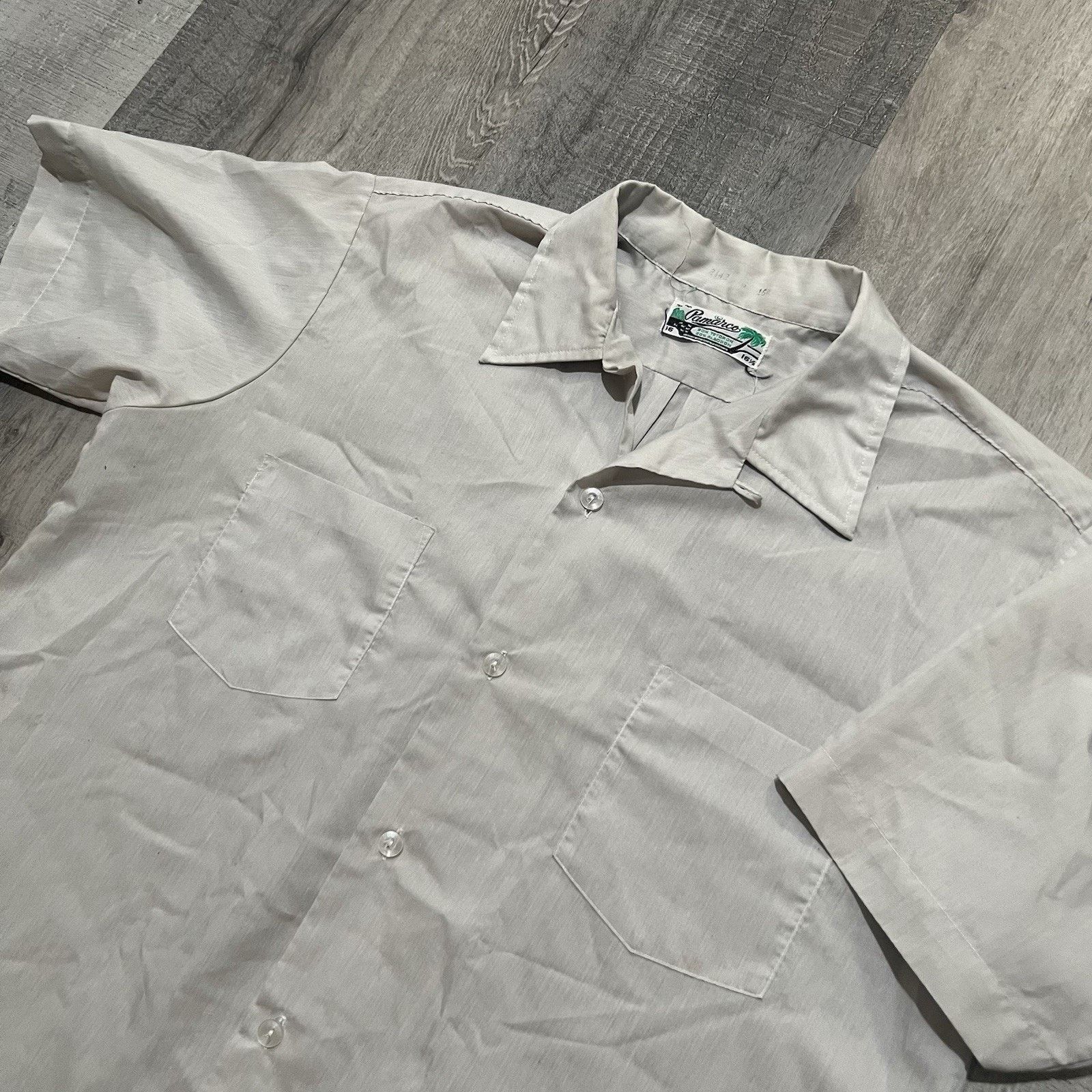 Vintage VTG 60s Pamarco Loop Collar Button Shirt Rockabilly Shirt M Size US M / EU 48-50 / 2 - 4 Thumbnail