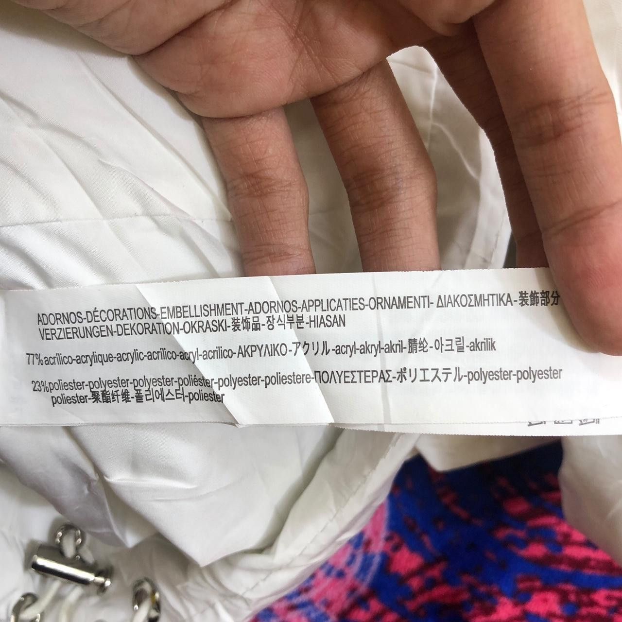 Bershka BERSHKA BSK Puffer Winter White Jacket Ski Outdoor Size XS / US 0-2 / IT 36-38 - 7 Thumbnail