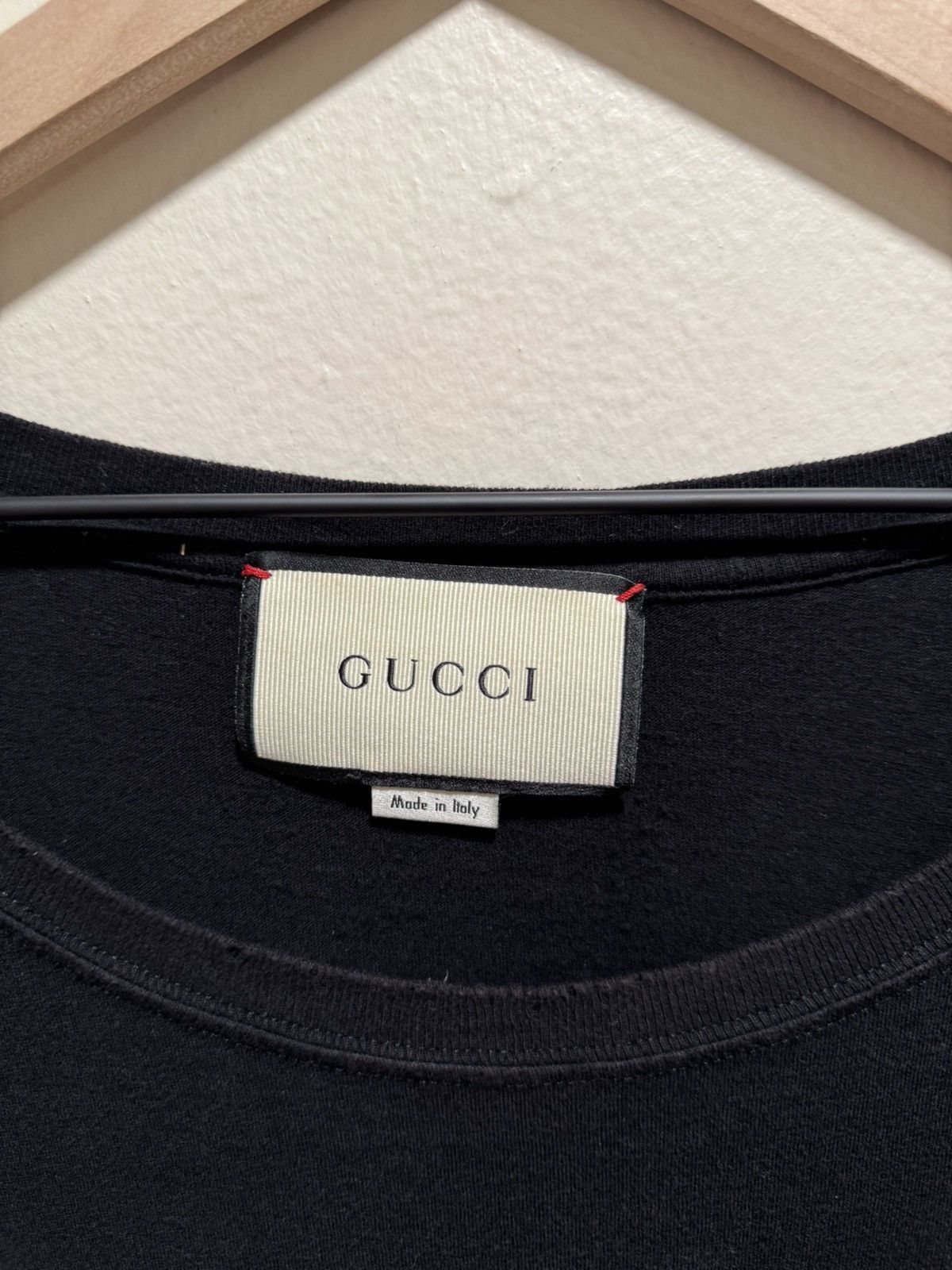 Gucci Gucci Oversize Washed T-Shirt With Gucci Logo Black Size US L / EU 52-54 / 3 - 3 Thumbnail