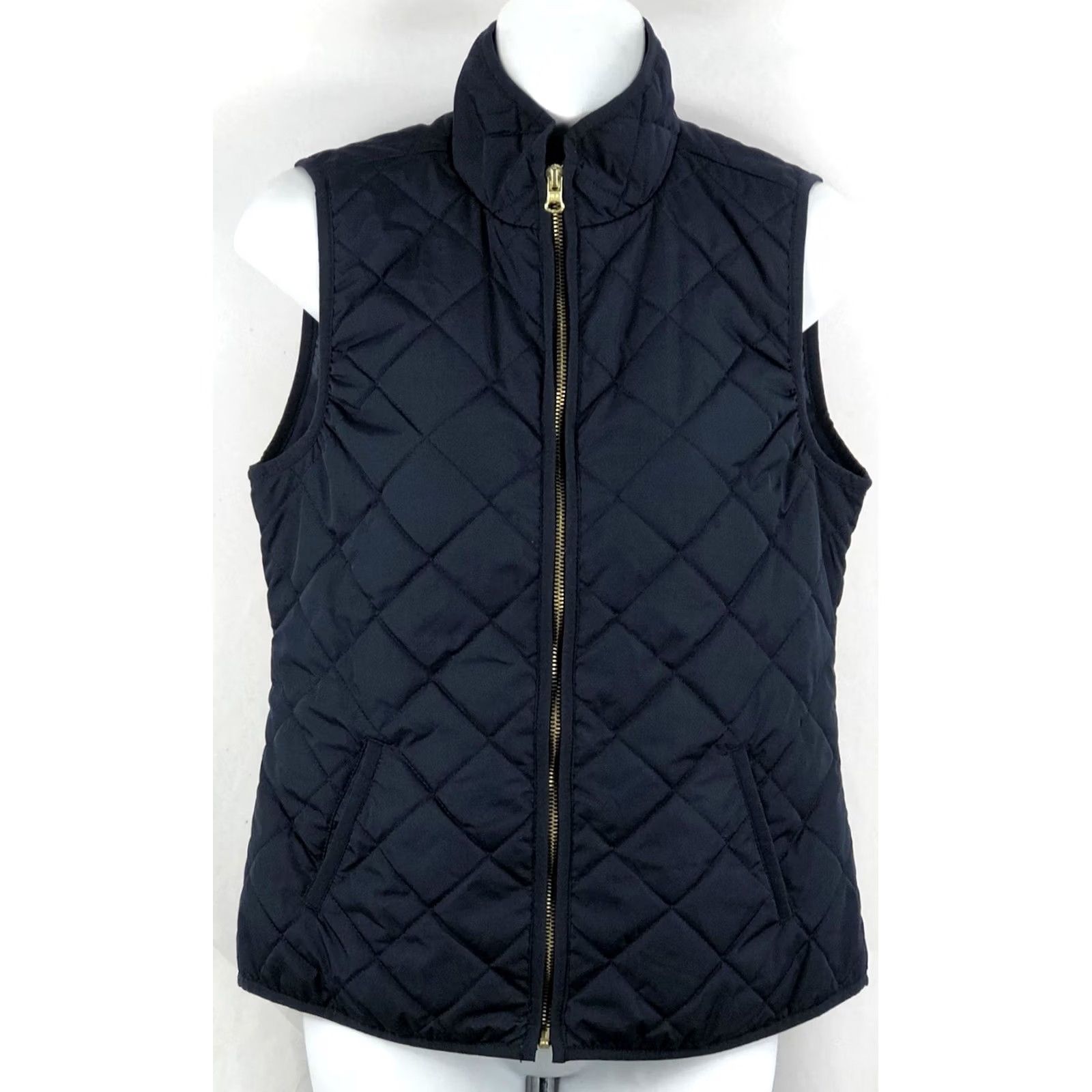 Old Navy Old Navy Quilted Vest XS Blue Zip Up Pockets Sleeveless Y2K 90s Size XS / US 0-2 / IT 36-38 - 2 Thumbnail