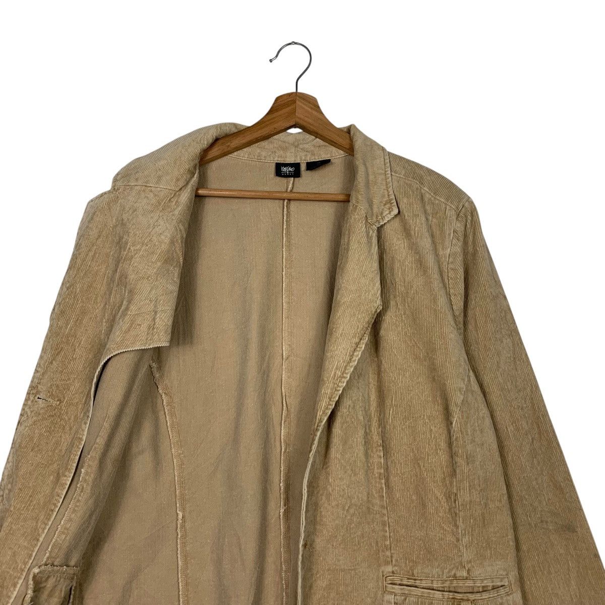 Japanese Brand MASSIMO Woman Corduroy Casual Jacket #2160-C95 Size XL / US 12-14 / IT 48-50 - 10 Thumbnail