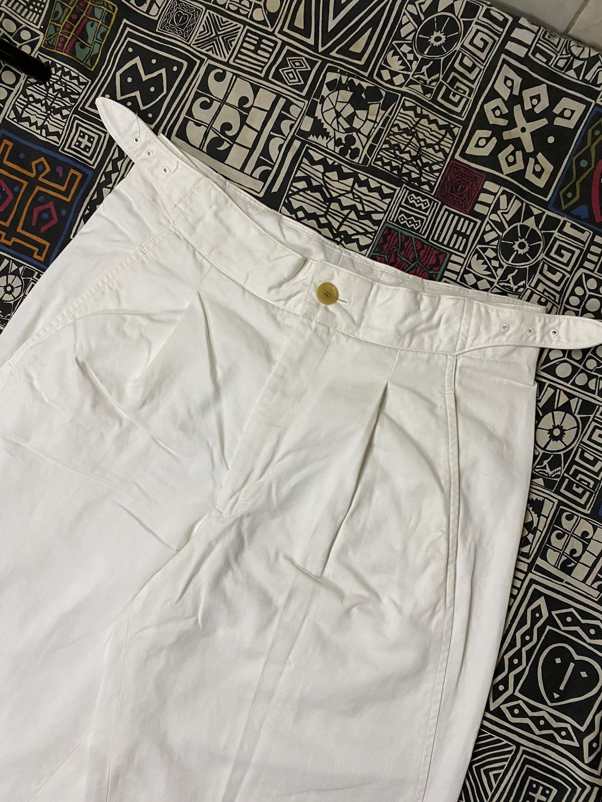 Issey Miyake issey miyake wide trousers white pants Size US 31 - 2 Thumbnail