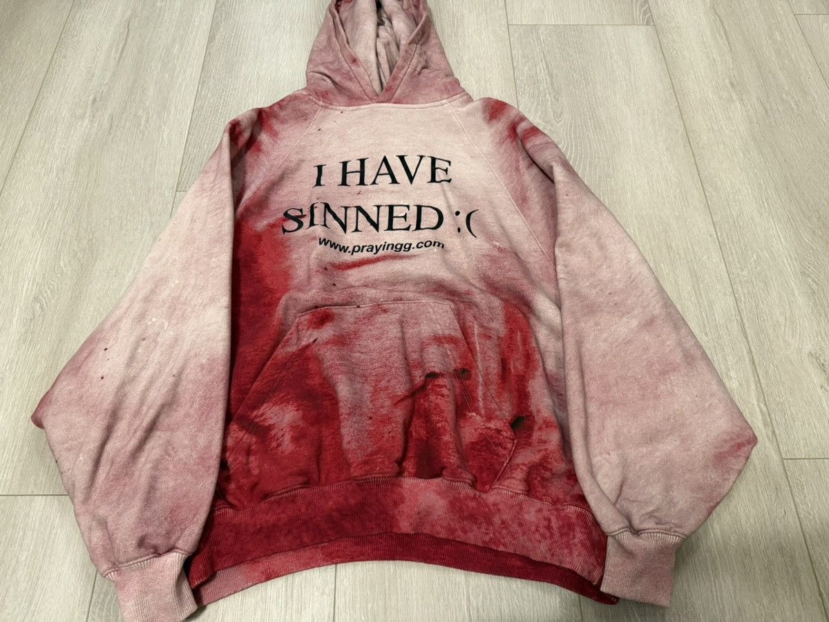 Praying Praying “I Have Sinned :(“ Hoodie Size US L / EU 52-54 / 3 - 1 Thumbnail
