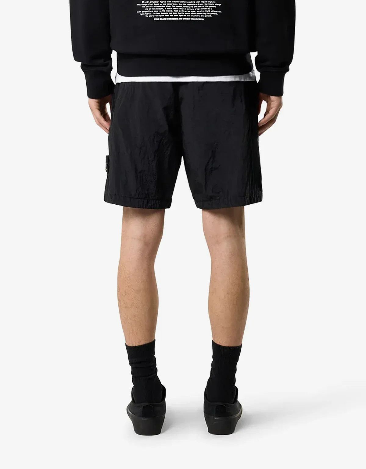 Stone Island Stone Island Black Nylon Metal Shorts Size US 31 - 3 Thumbnail