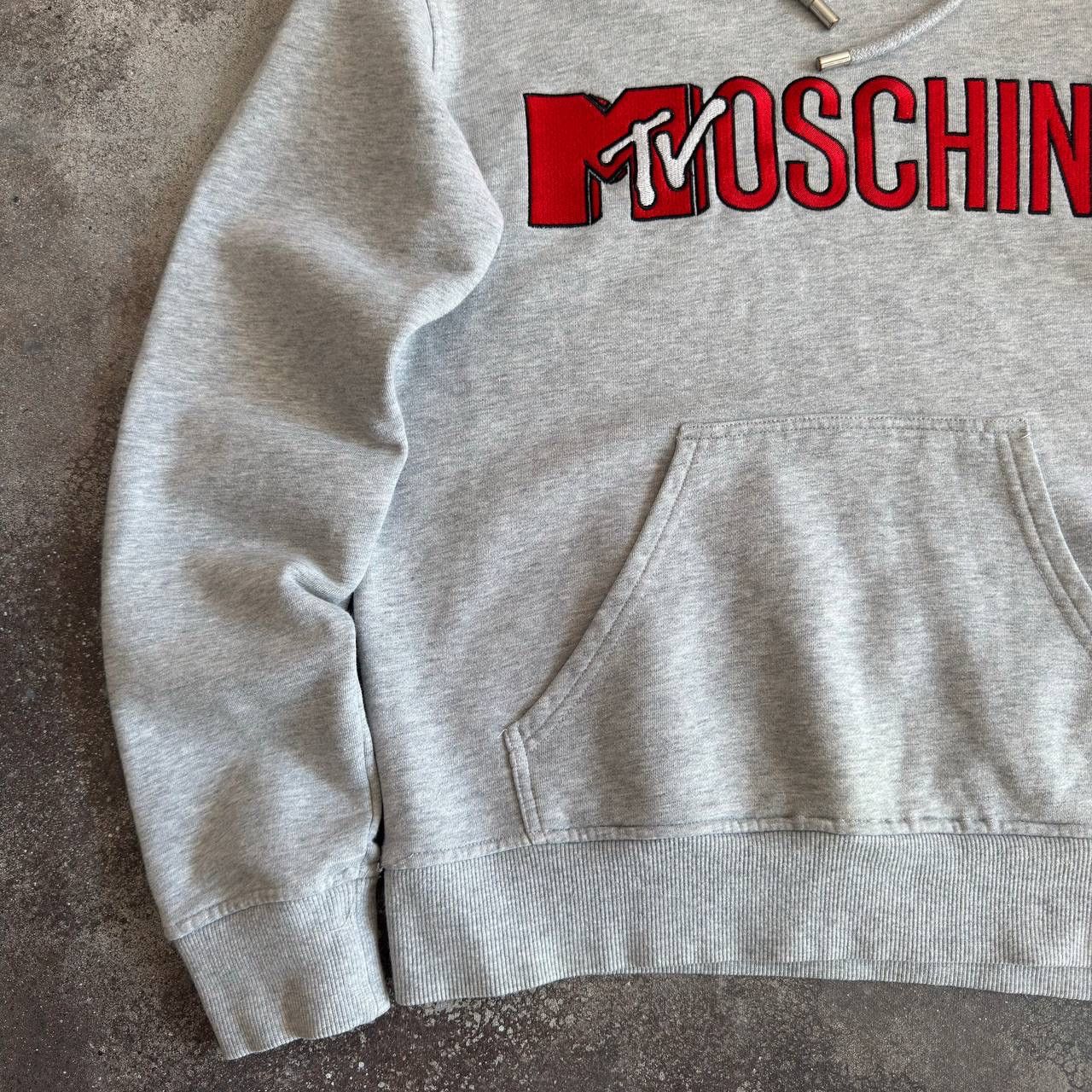 Love Moschino × Moschino Moschino MTV Y2K Hooded Sweatshirt Size XS / US 0-2 / IT 36-38 - 7 Thumbnail