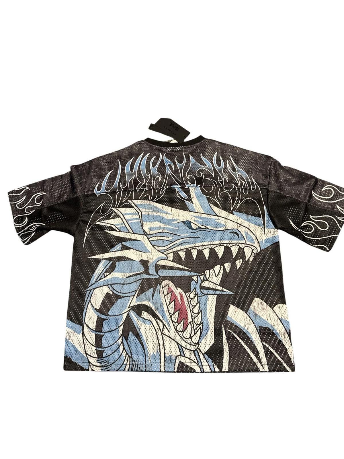 Black Mesh Short Sleeve Shirt BLUE EYES